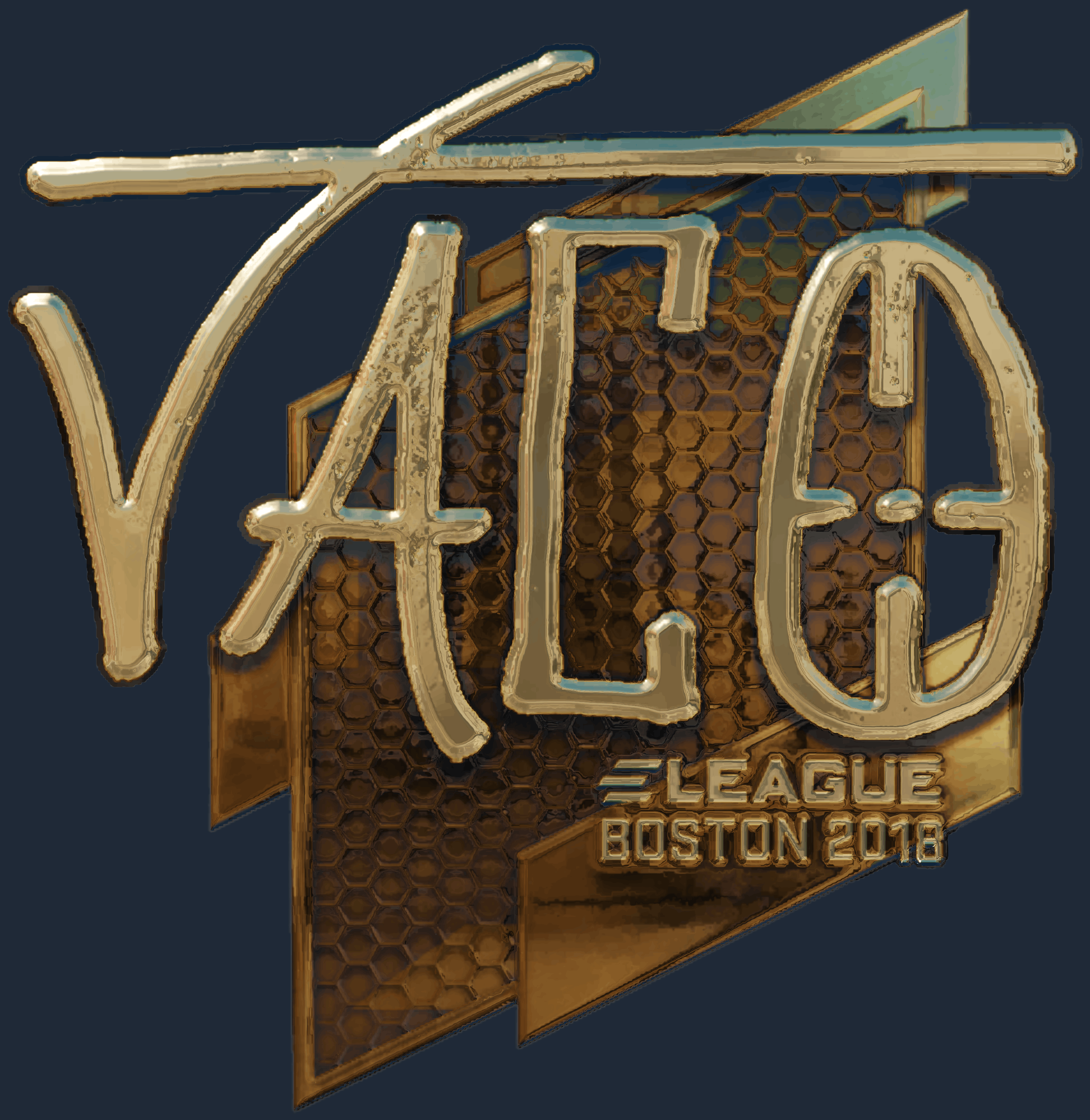 Sticker | TACO (Gold) | Boston 2018 Image