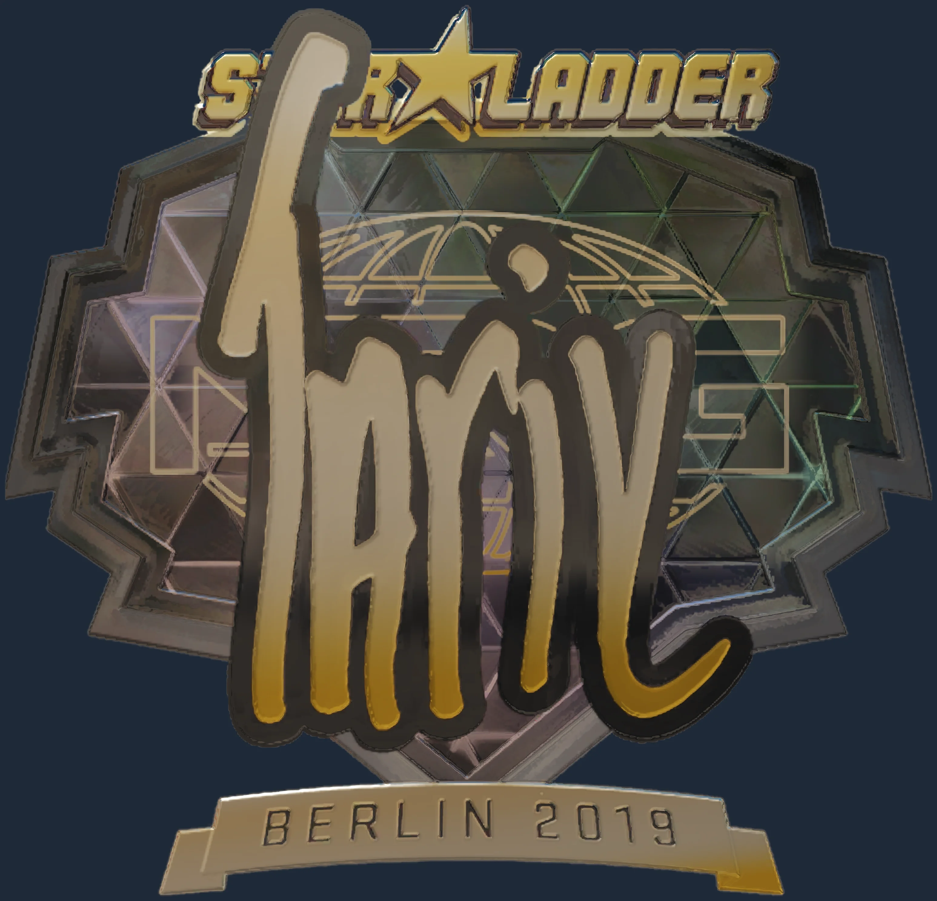 Sticker | tarik (Gold) | Berlin 2019 Image