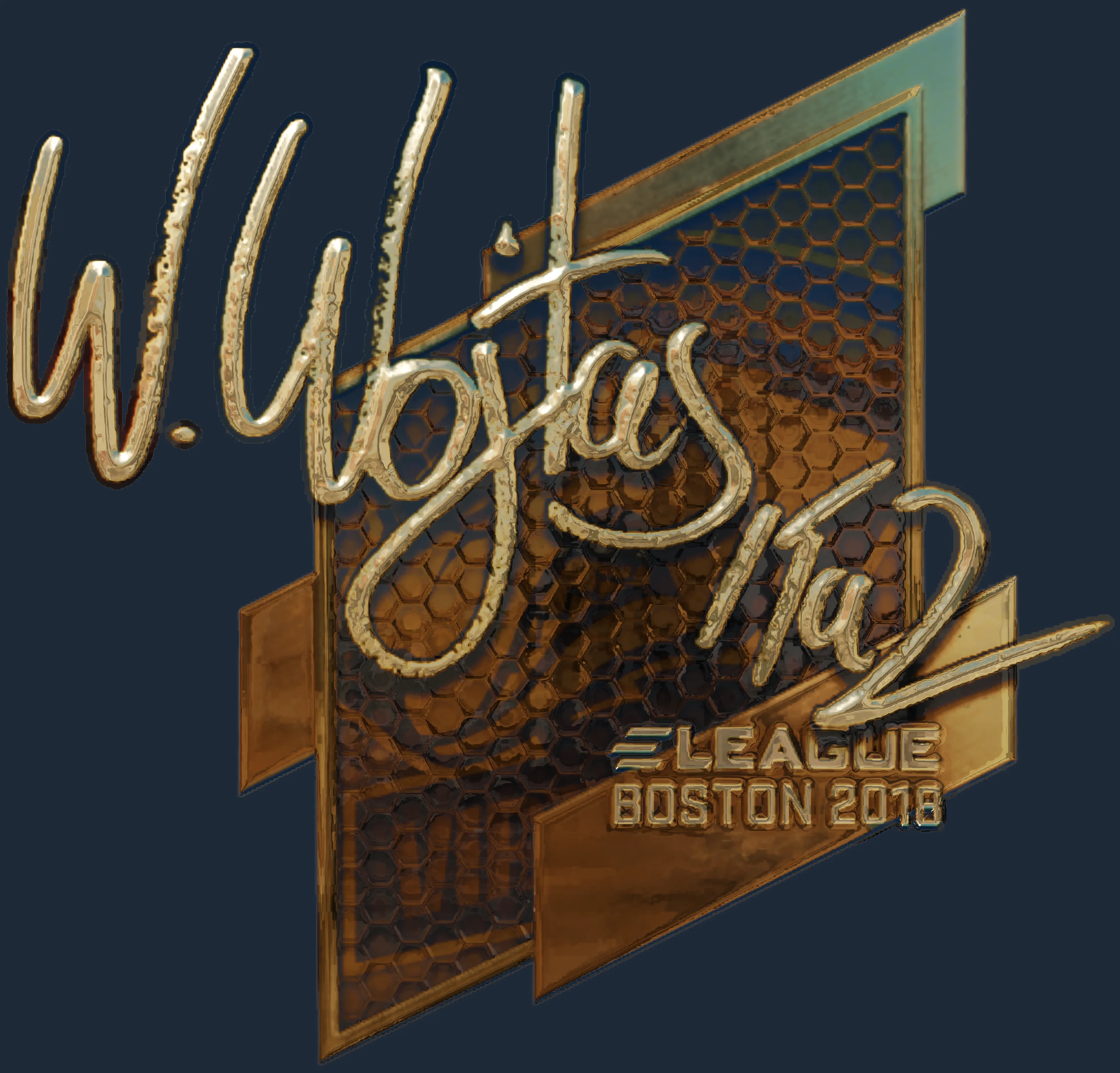 Sticker | TaZ (Gold) | Boston 2018 Image