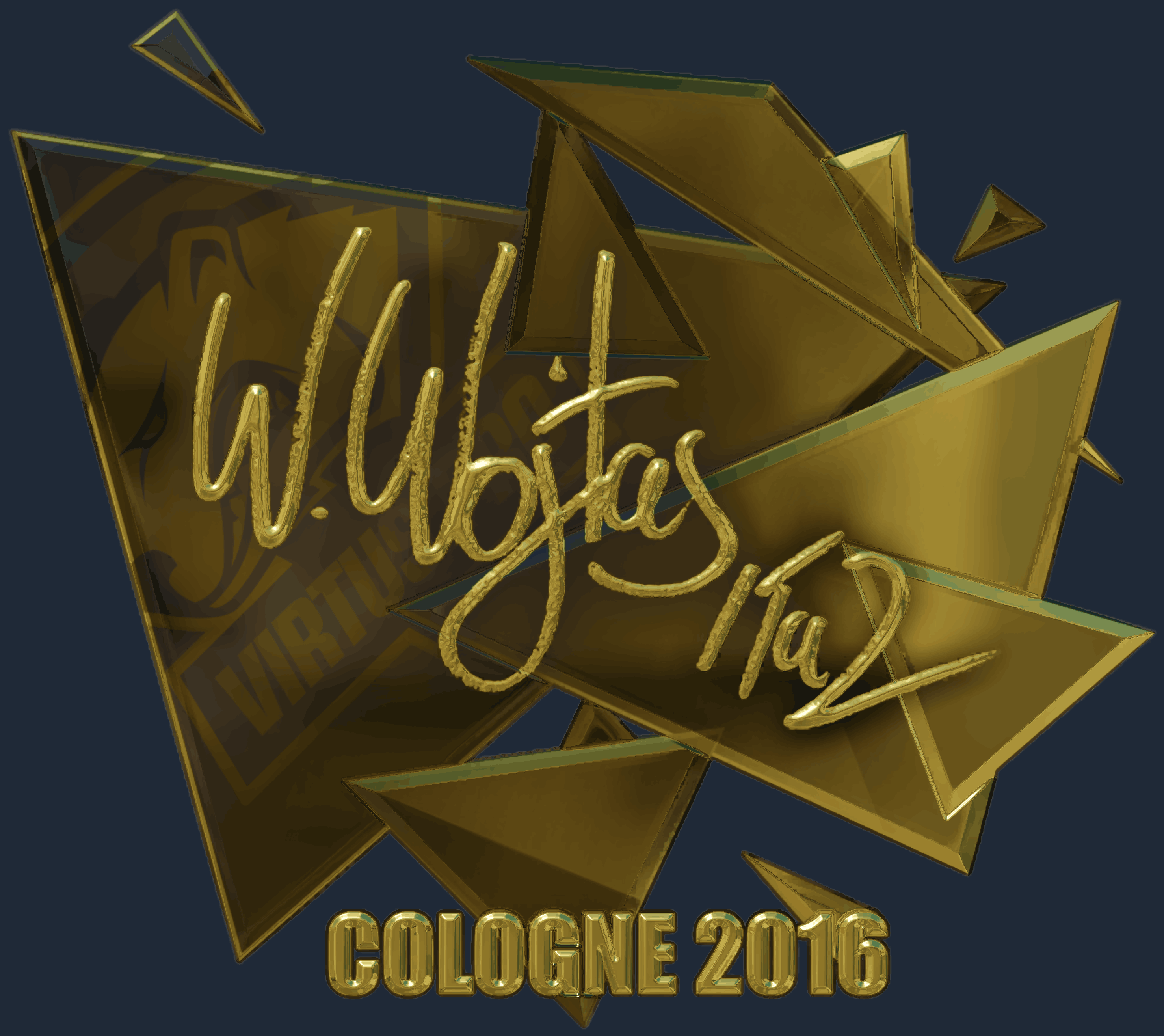 Sticker | TaZ (Gold) | Cologne 2016 Image