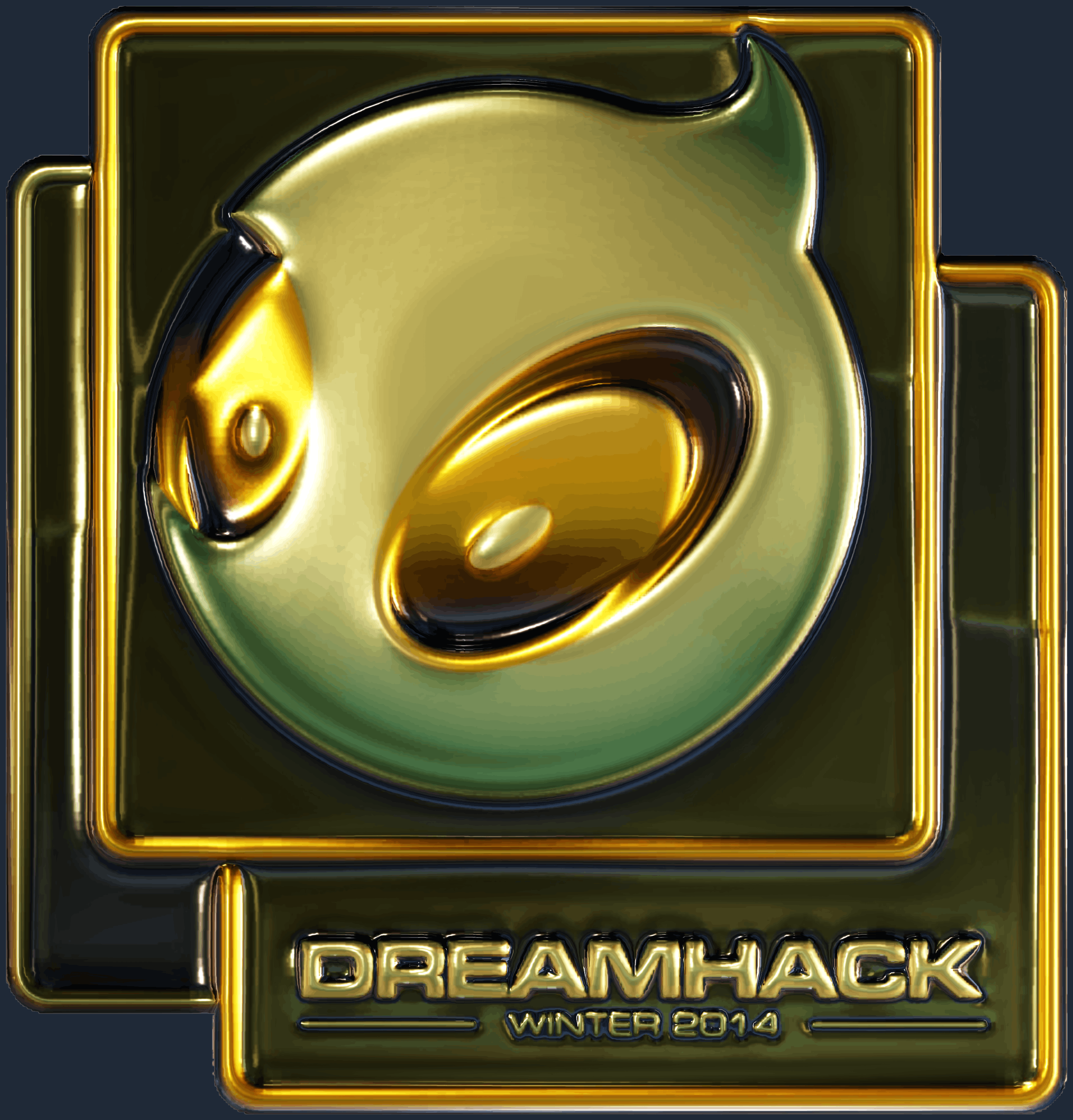 Sticker | Team Dignitas (Gold) | DreamHack 2014 Image