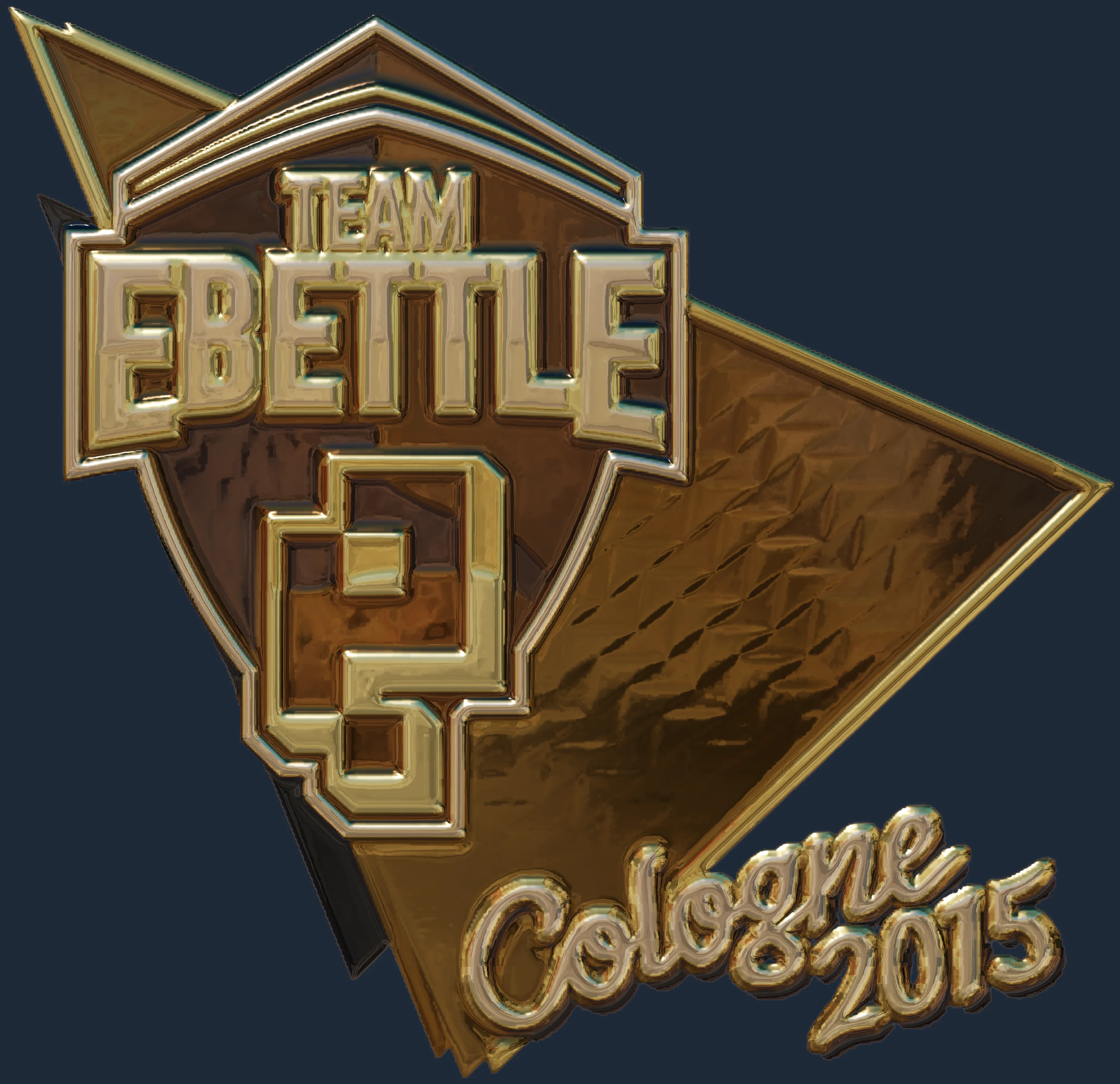 Sticker | Team eBettle (Gold) | Cologne 2015 Image