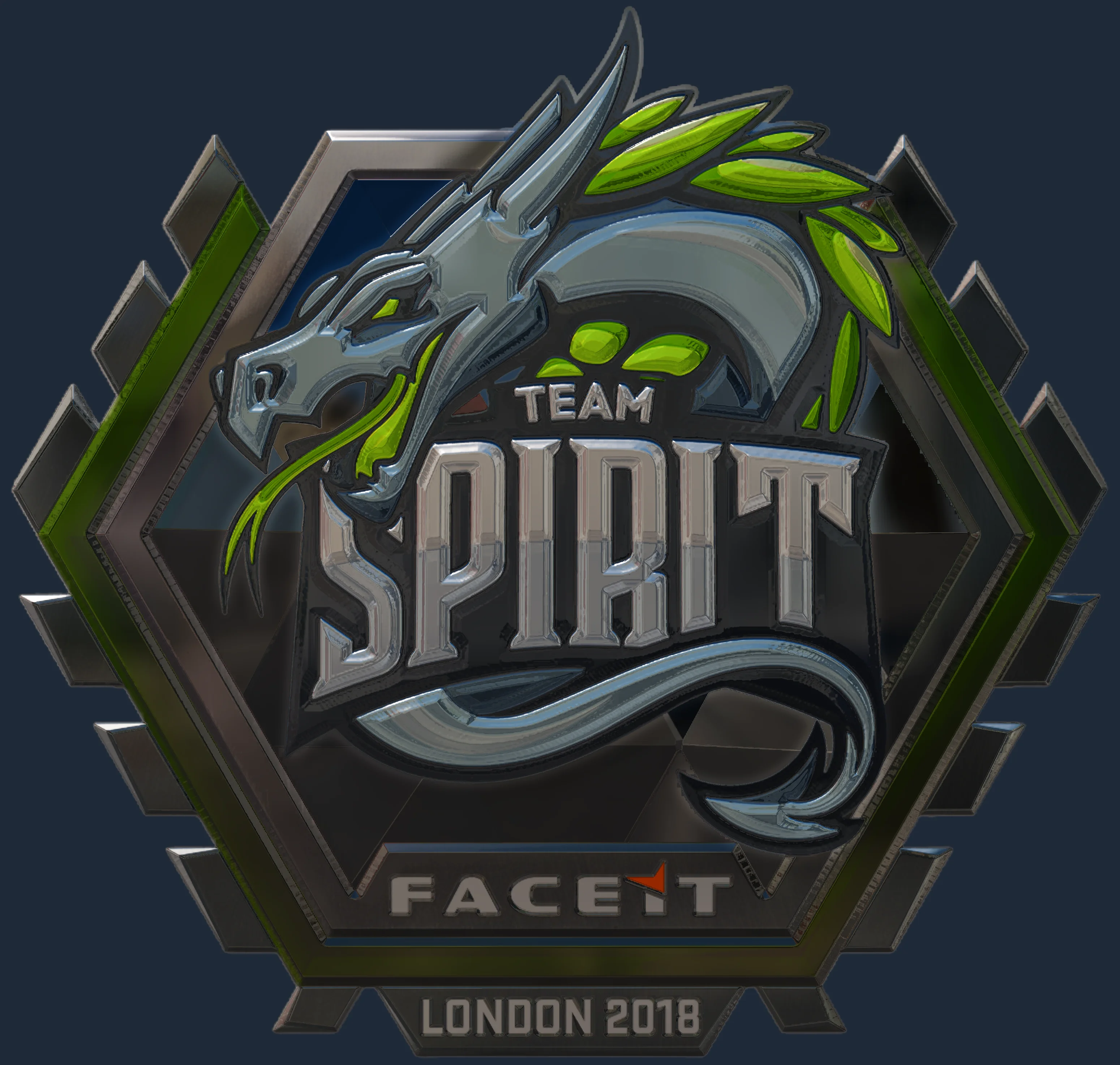 Sticker | Team Spirit (Foil) | London 2018 Image