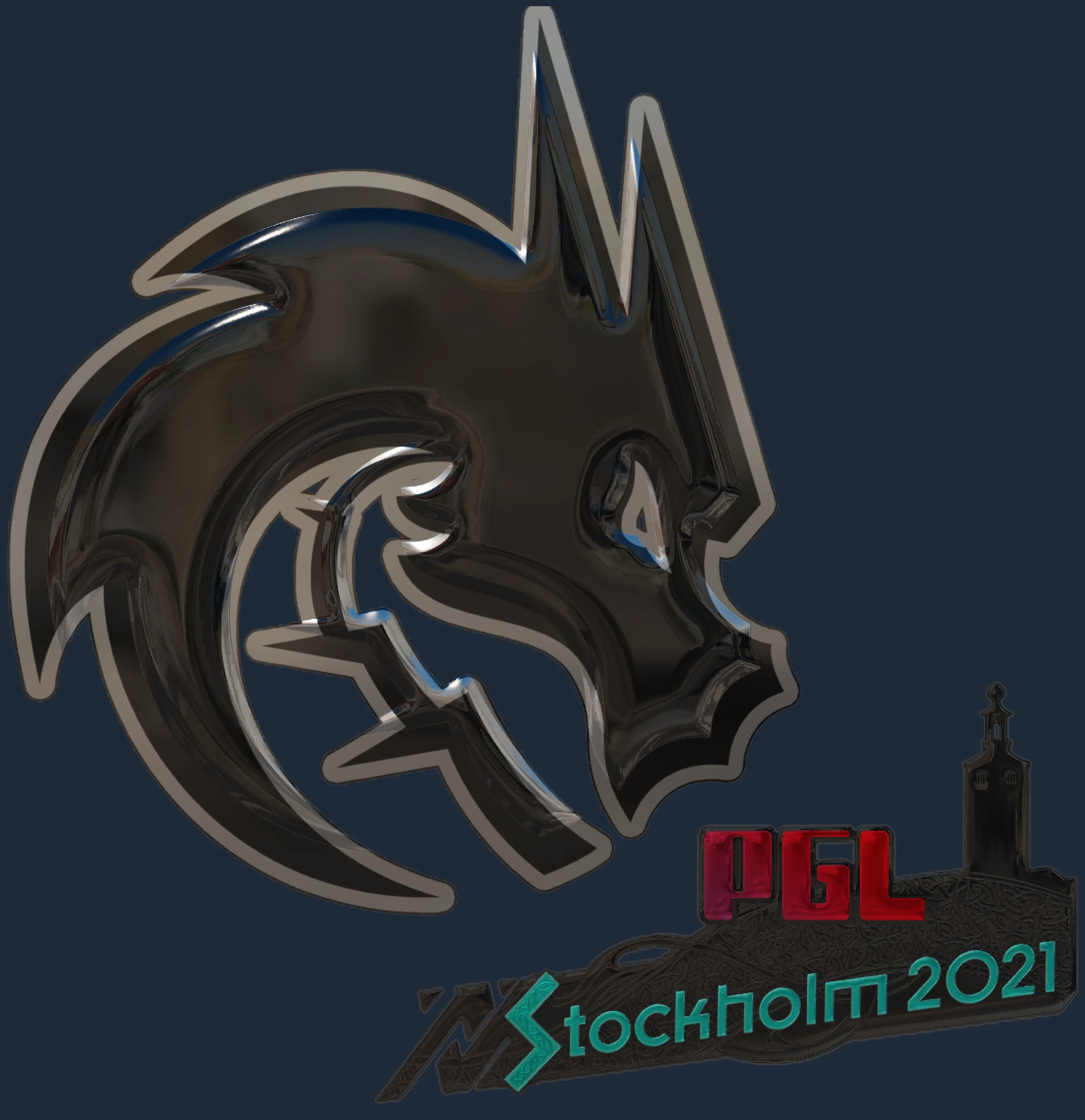 Sticker | Team Spirit (Foil) | Stockholm 2021 Image