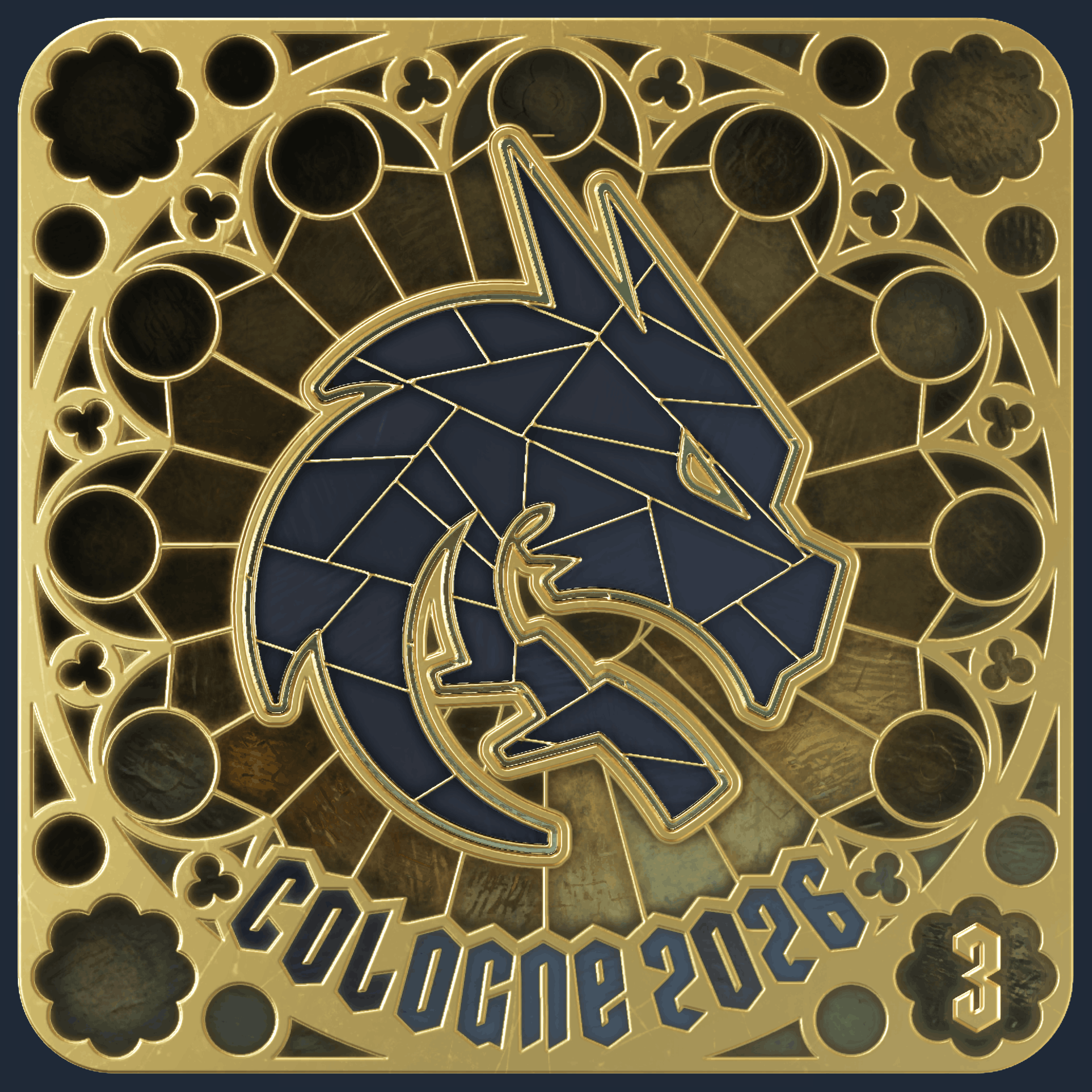 Sticker | Team Spirit (Gold, Ranked) | Cologne 2026 Image