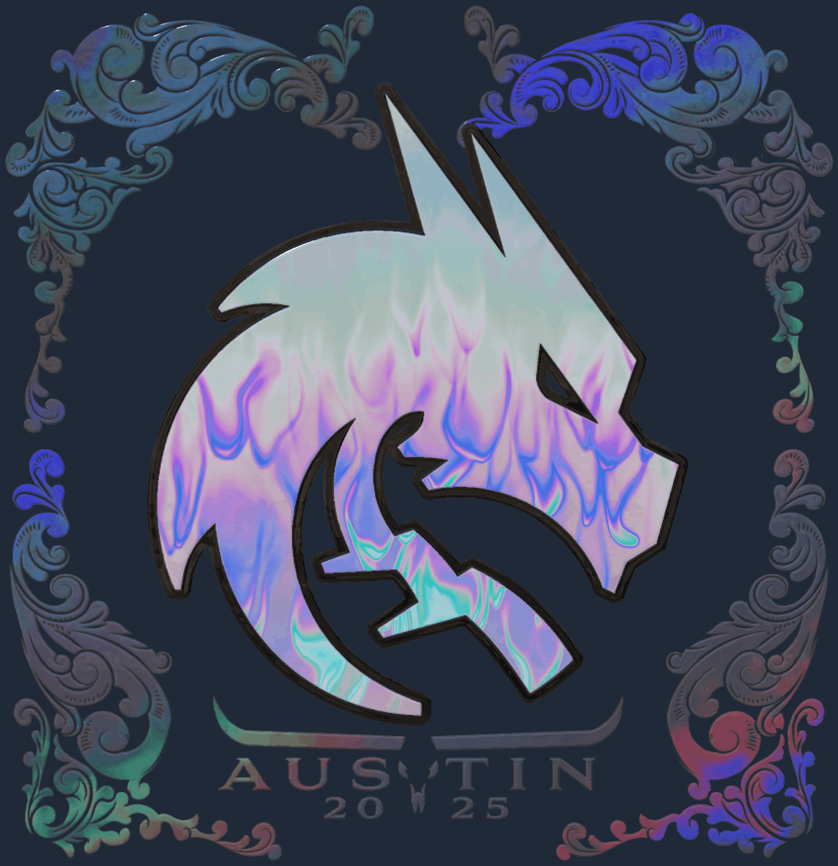 Sticker | Team Spirit (Holo) | Austin 2025 Image