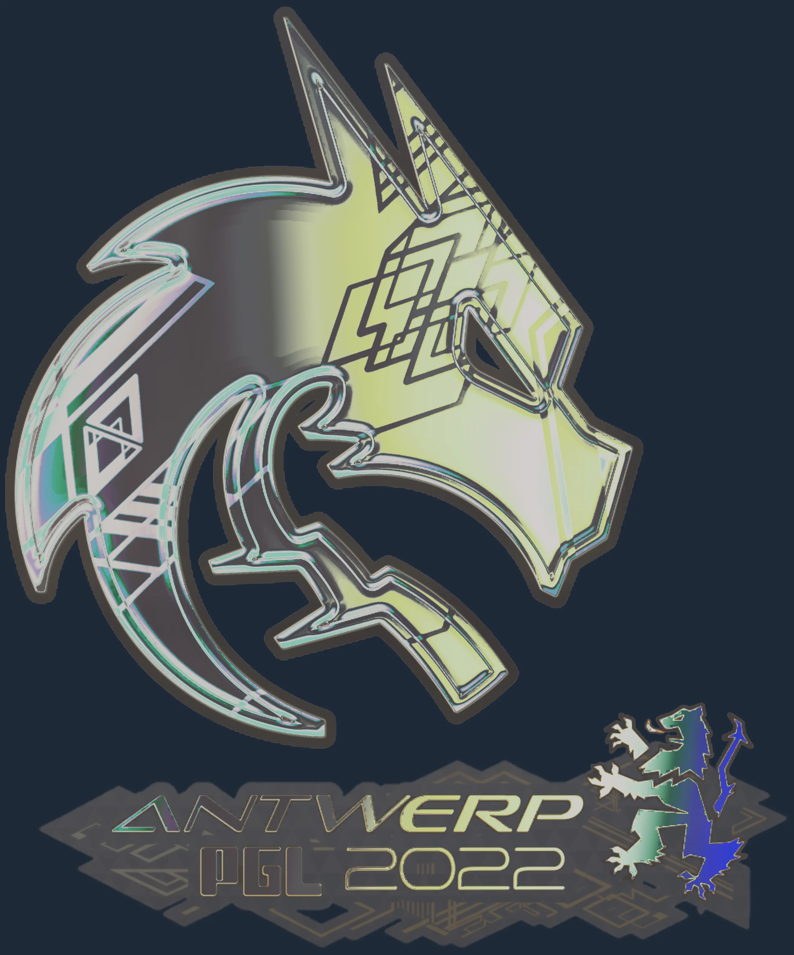 Sticker | Team Spirit (Holo) | Antwerp 2022 Image