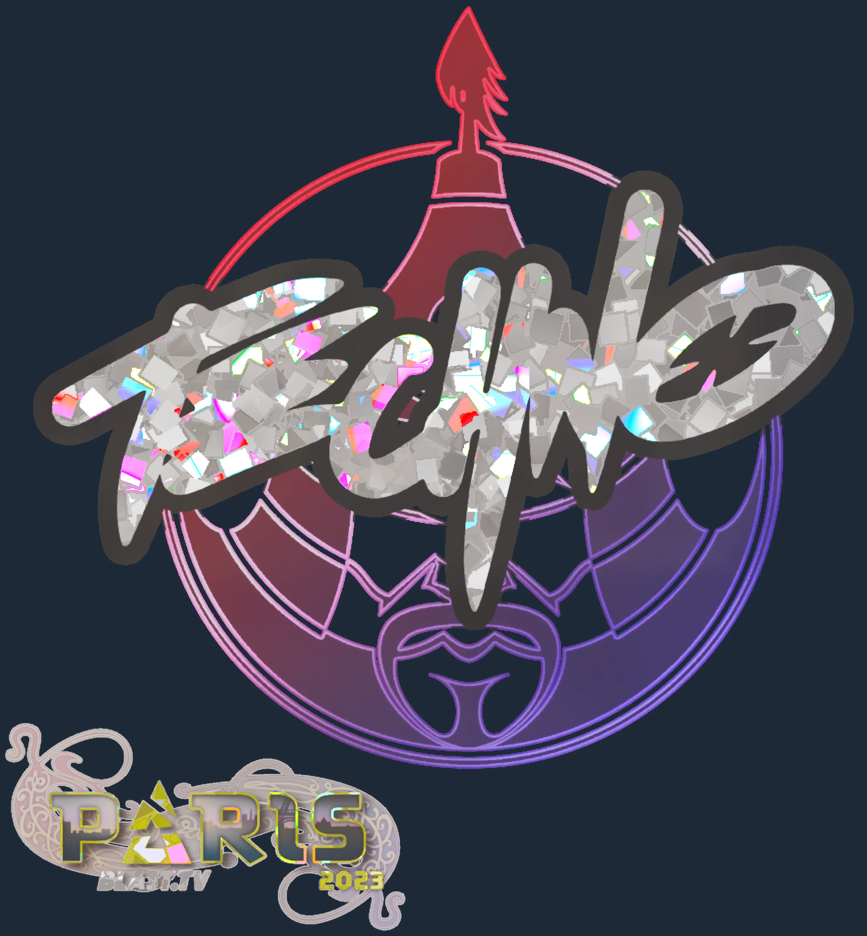 Sticker | Techno4K (Glitter) | Paris 2023 Image