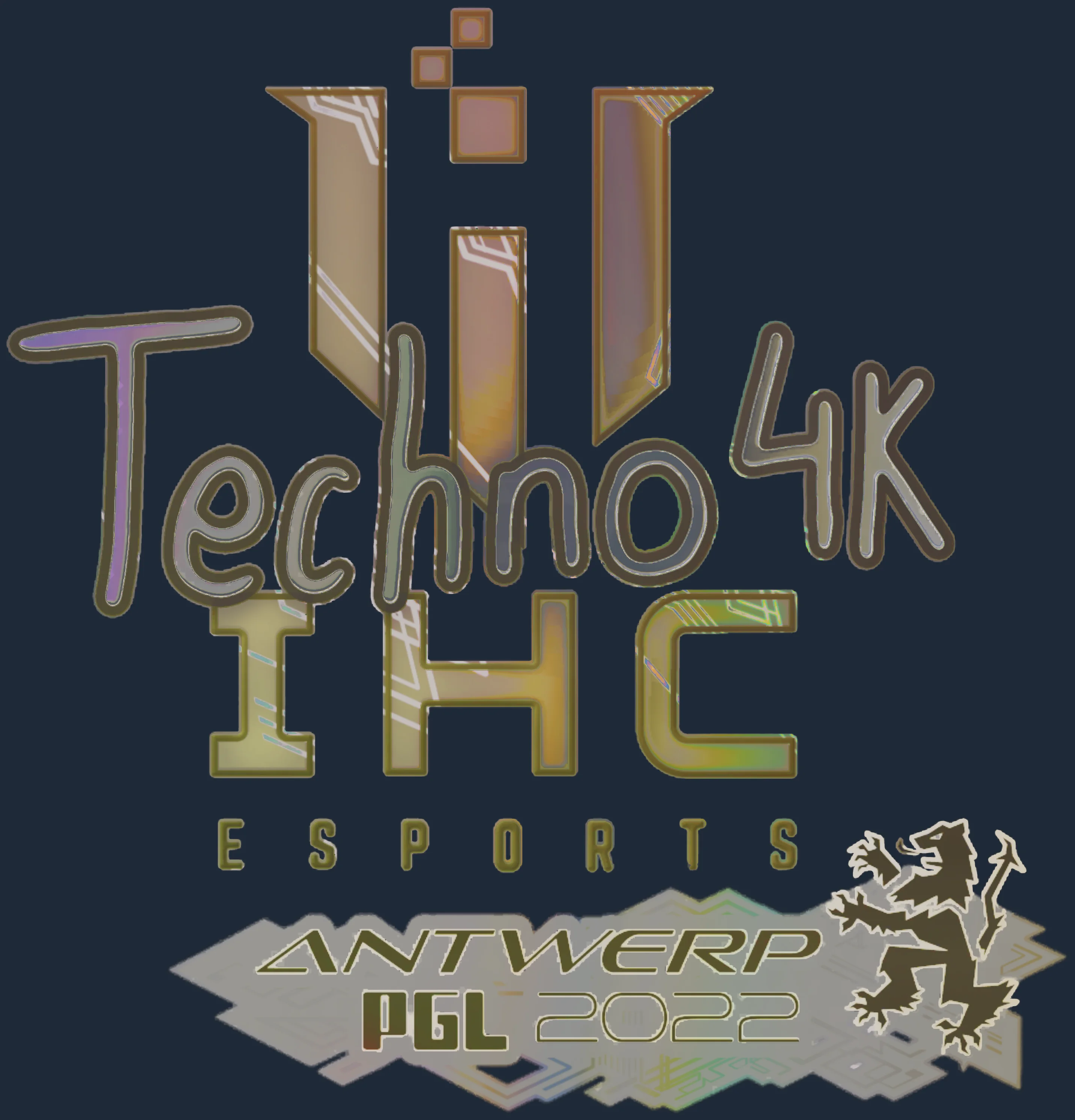 Sticker | Techno4K (Holo) | Antwerp 2022 Image