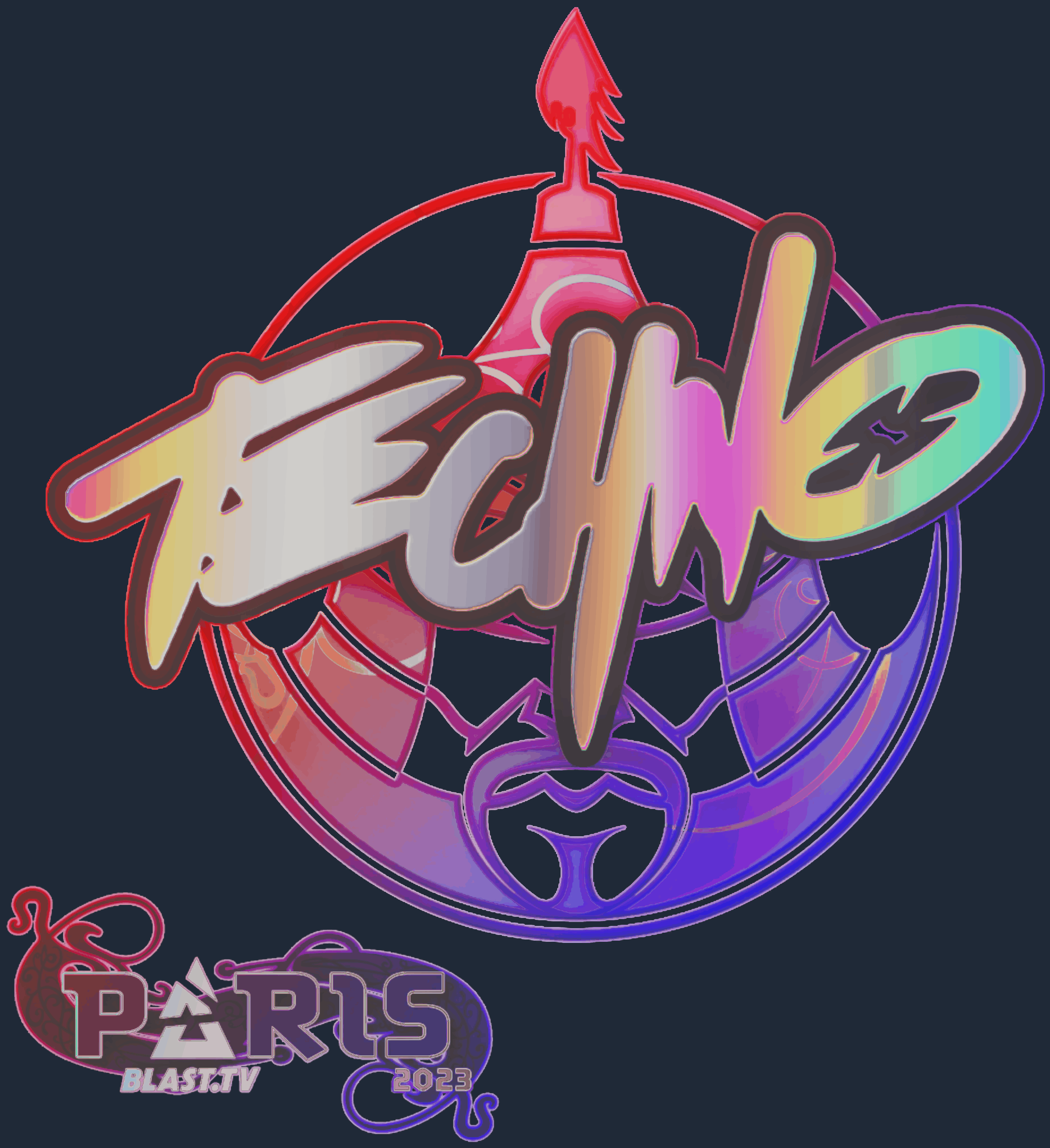 Sticker | Techno4K (Holo) | Paris 2023 Image