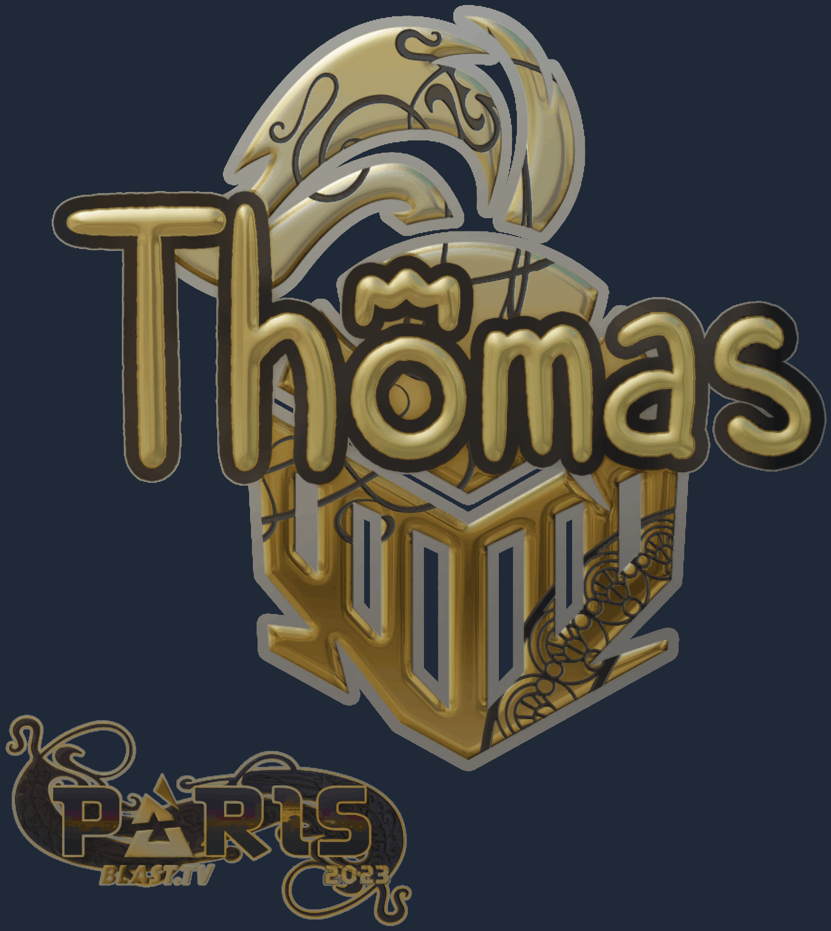 Sticker | Thomas (Gold) | Paris 2023 Image