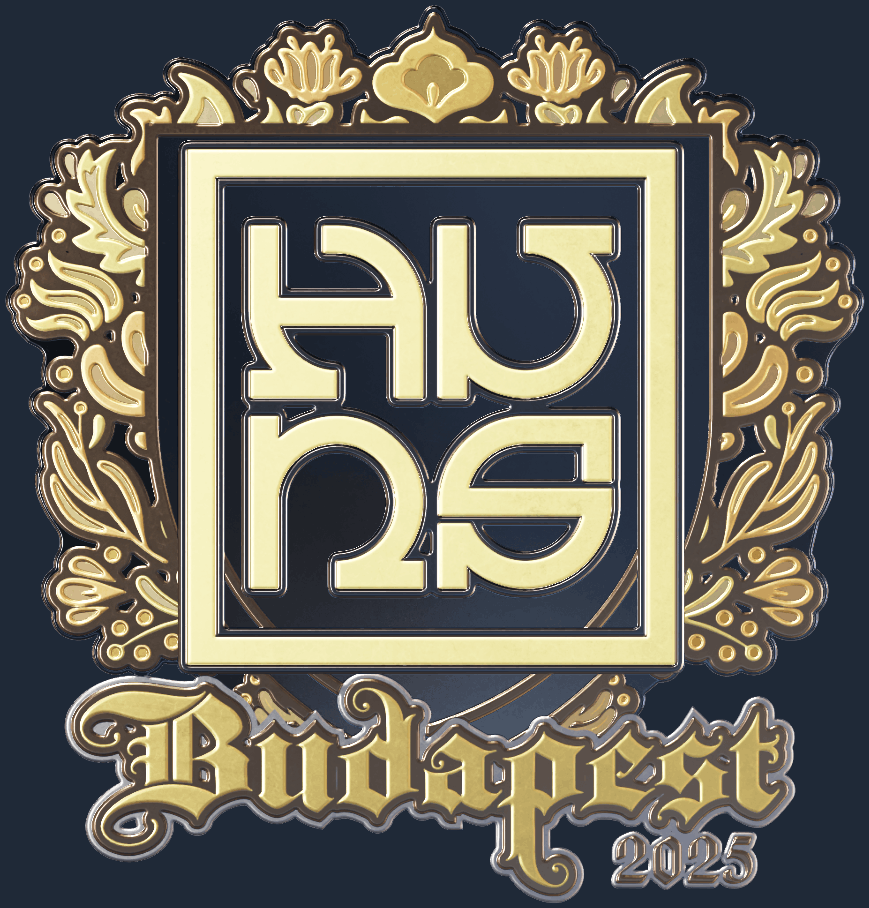 Sticker | The Huns (Gold) | Budapest 2025 Image