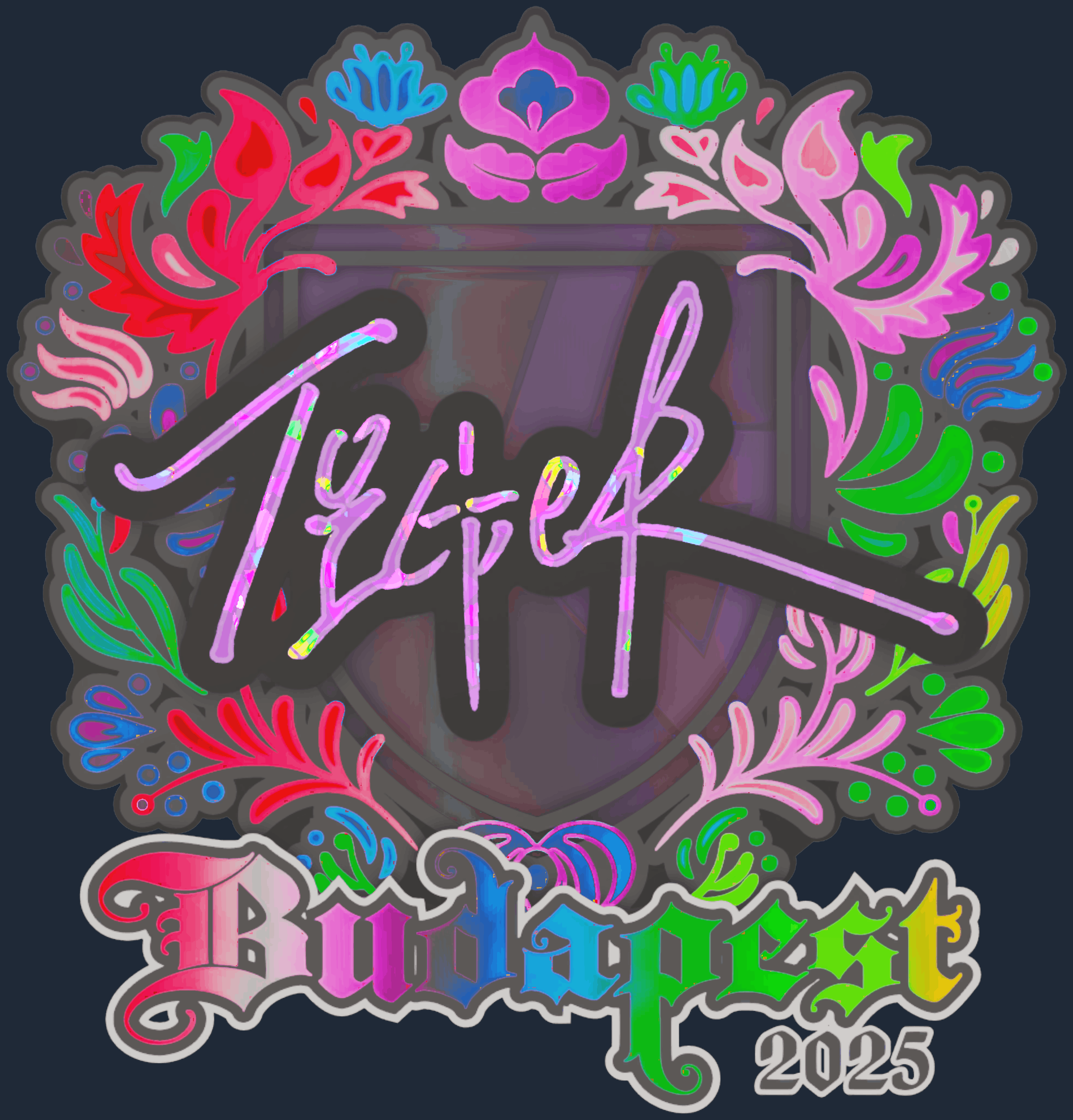 Sticker | Tiger (Holo) | Budapest 2025 Image