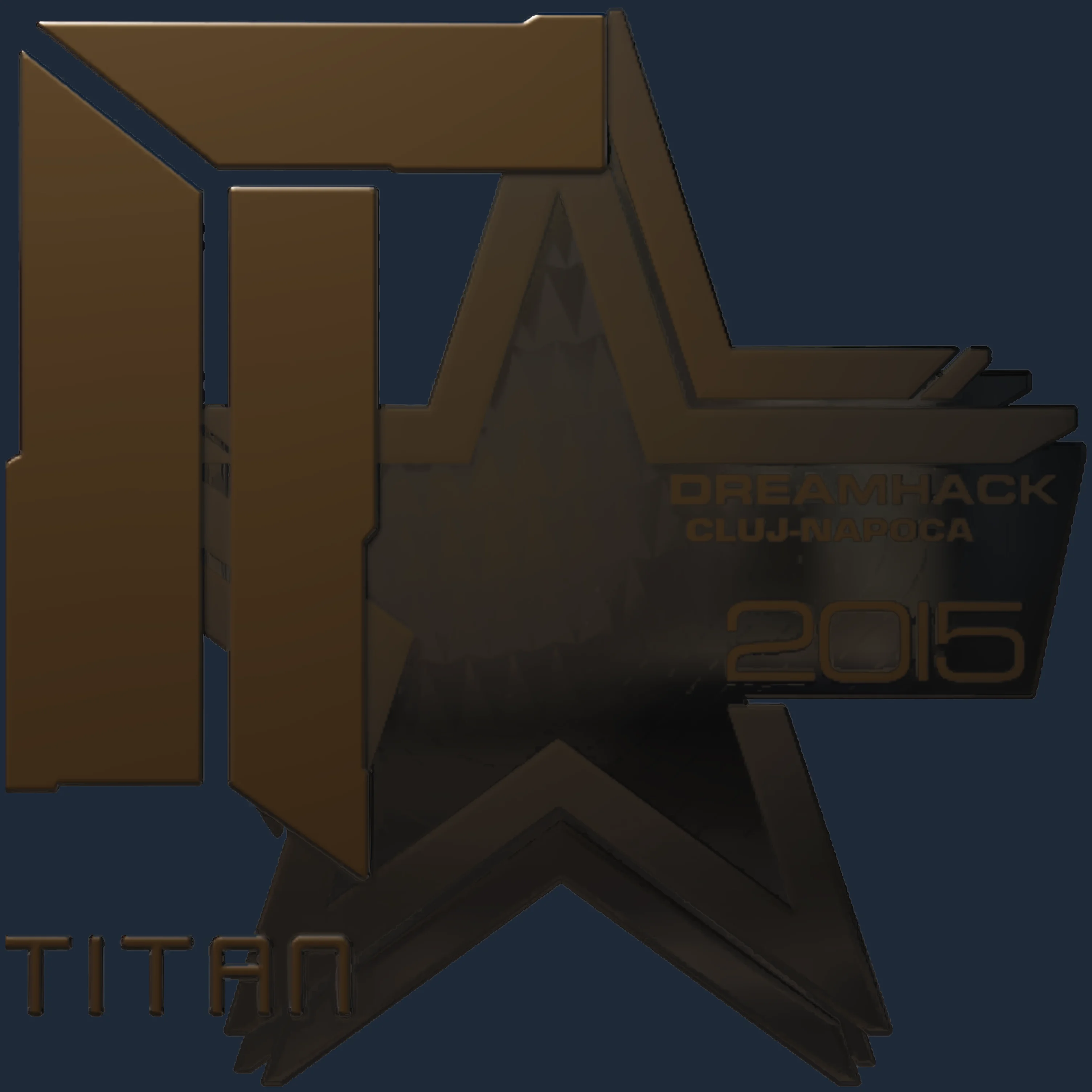 Sticker | Titan (Gold) | Cluj-Napoca 2015 Image