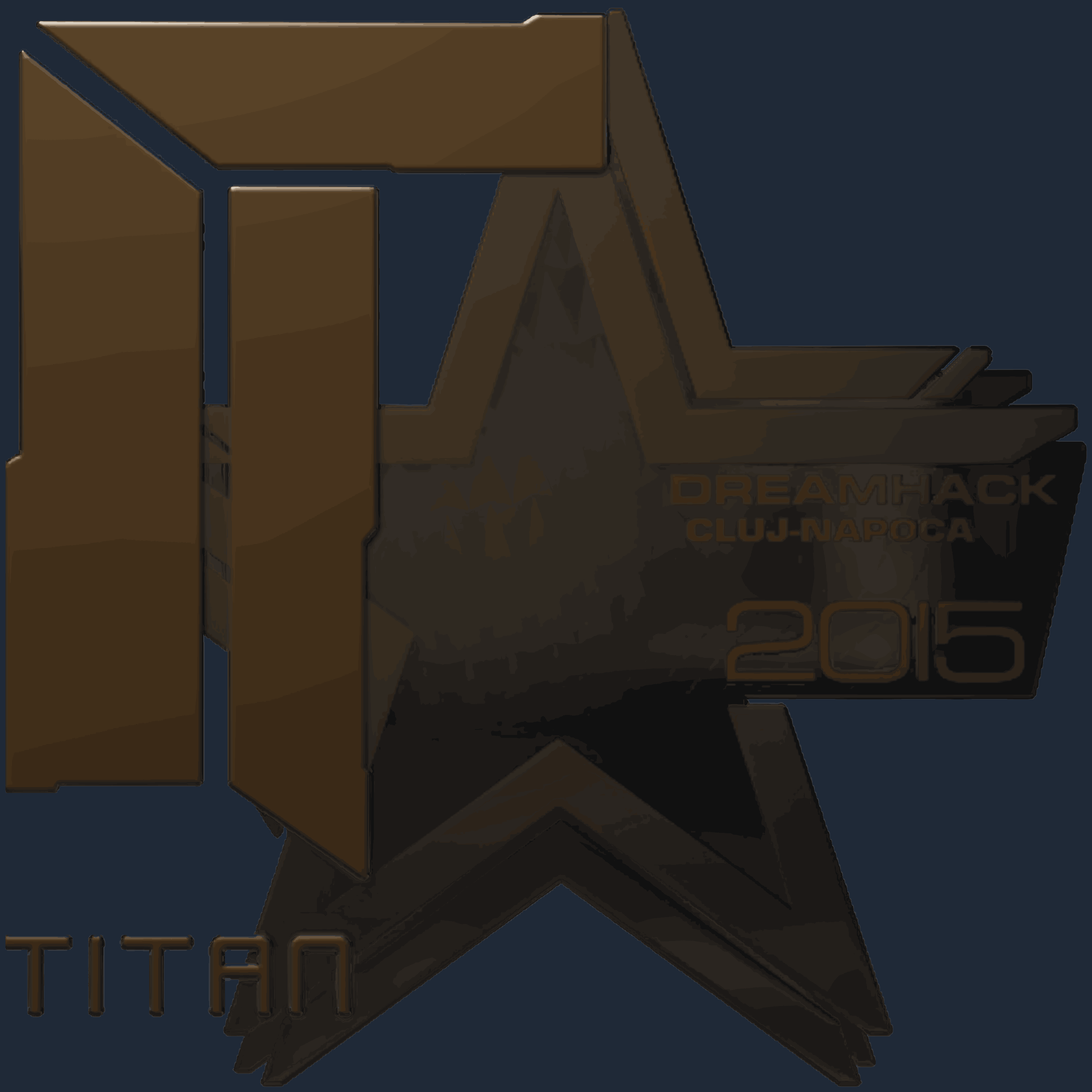 Sticker | Titan (Gold) | Cluj-Napoca 2015 Image