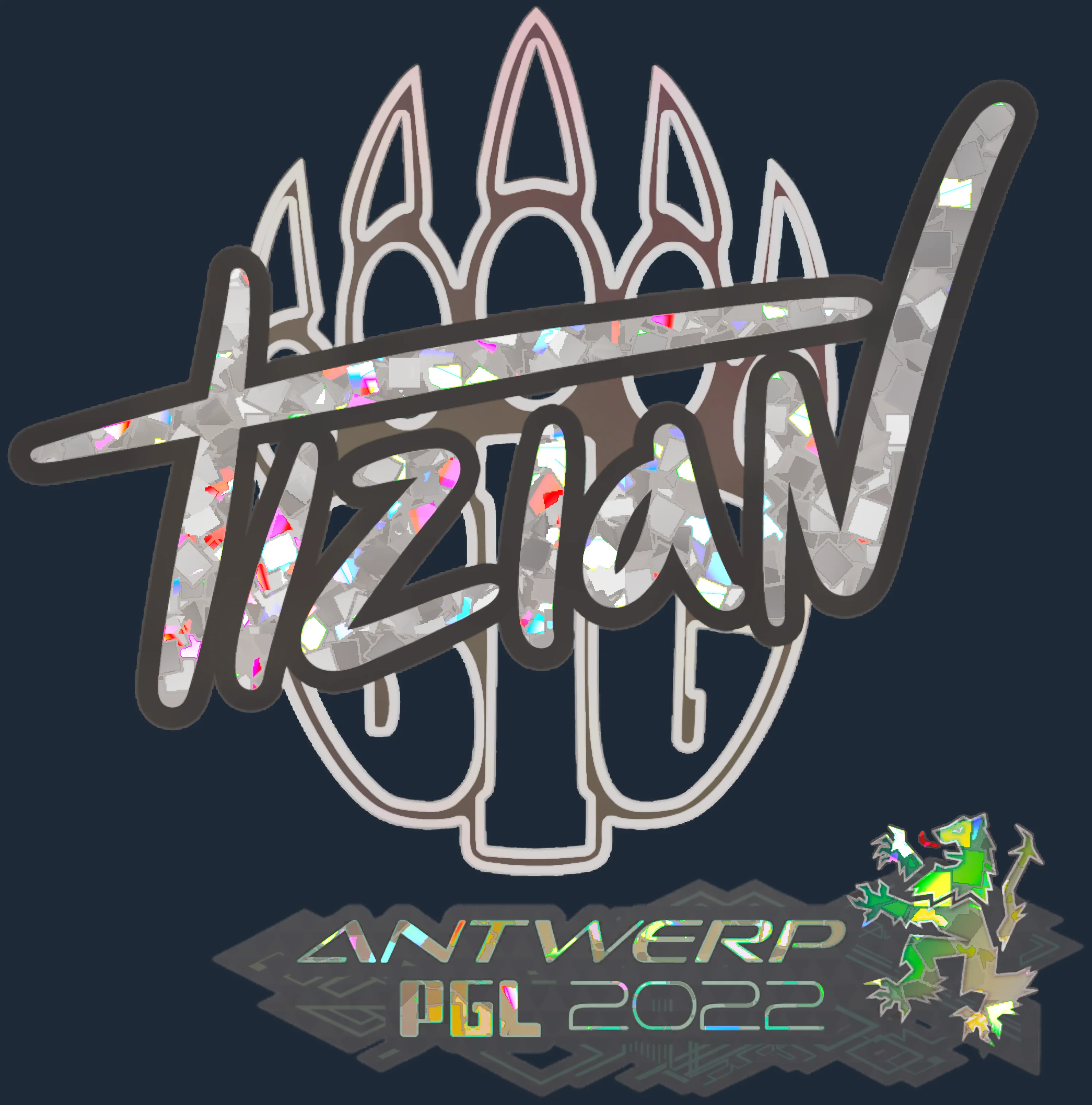 Sticker | tiziaN (Glitter) | Antwerp 2022 Image