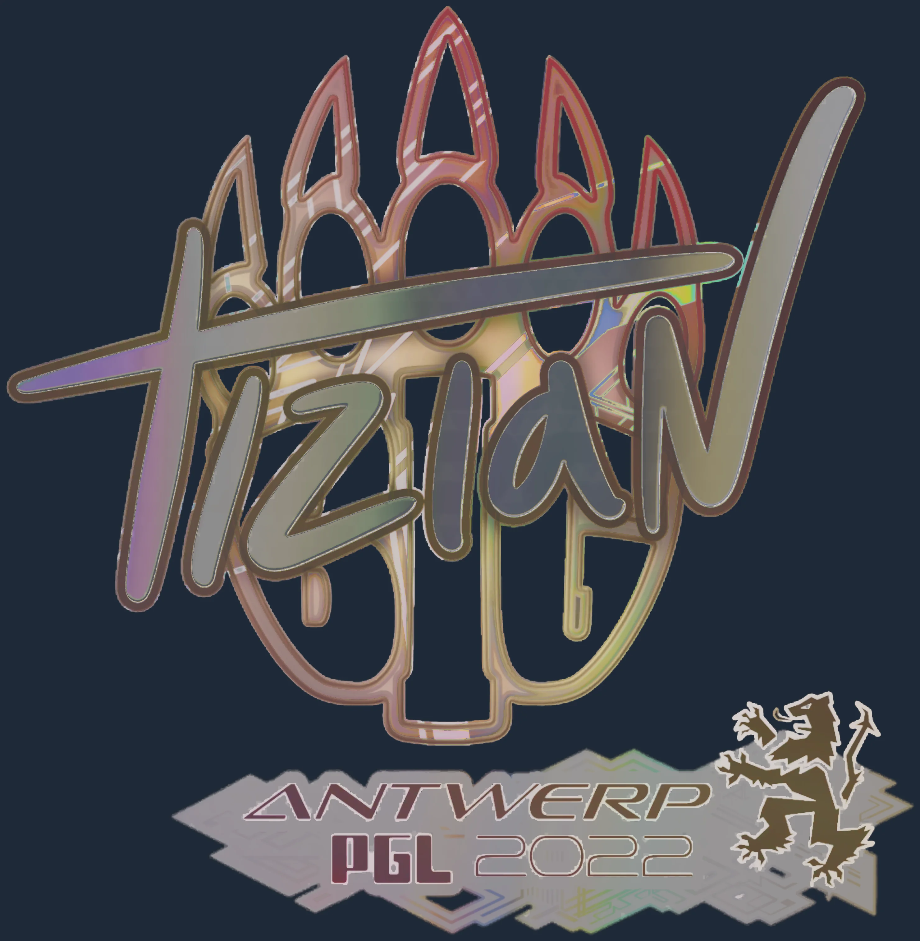 Sticker | tiziaN (Holo) | Antwerp 2022 Image