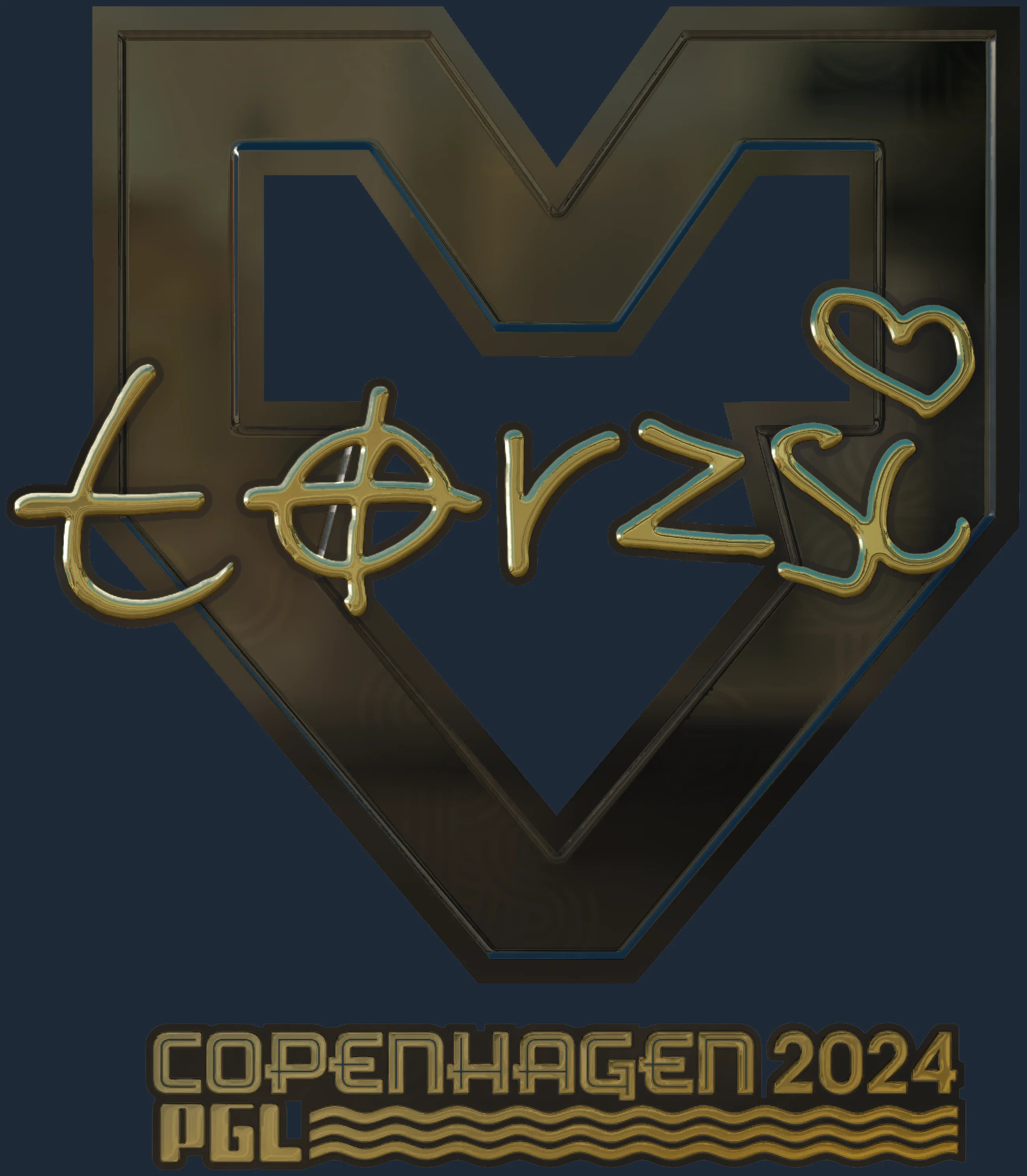 Sticker | torzsi (Gold) | Copenhagen 2024 Image