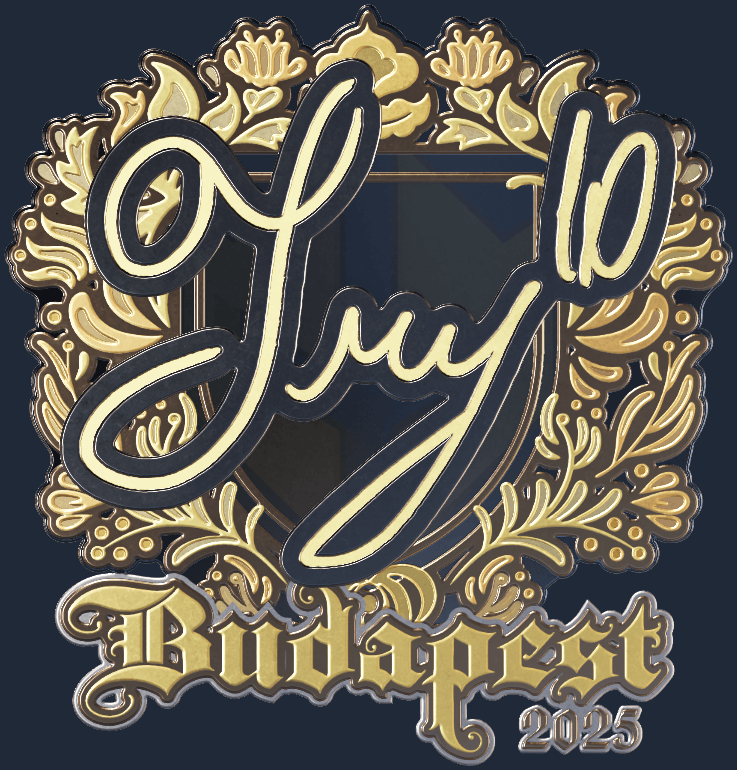 Sticker | TRY (Gold) | Budapest 2025 Image