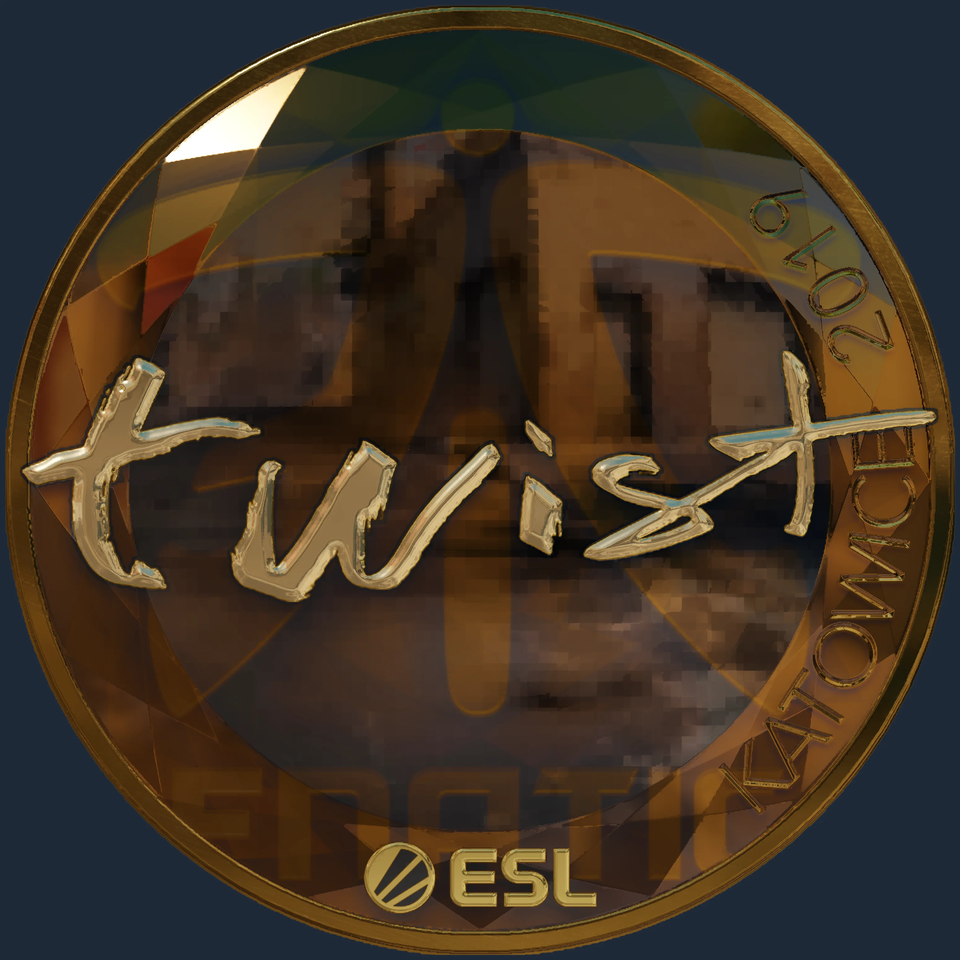 Sticker | twist (Gold) | Katowice 2019 Image