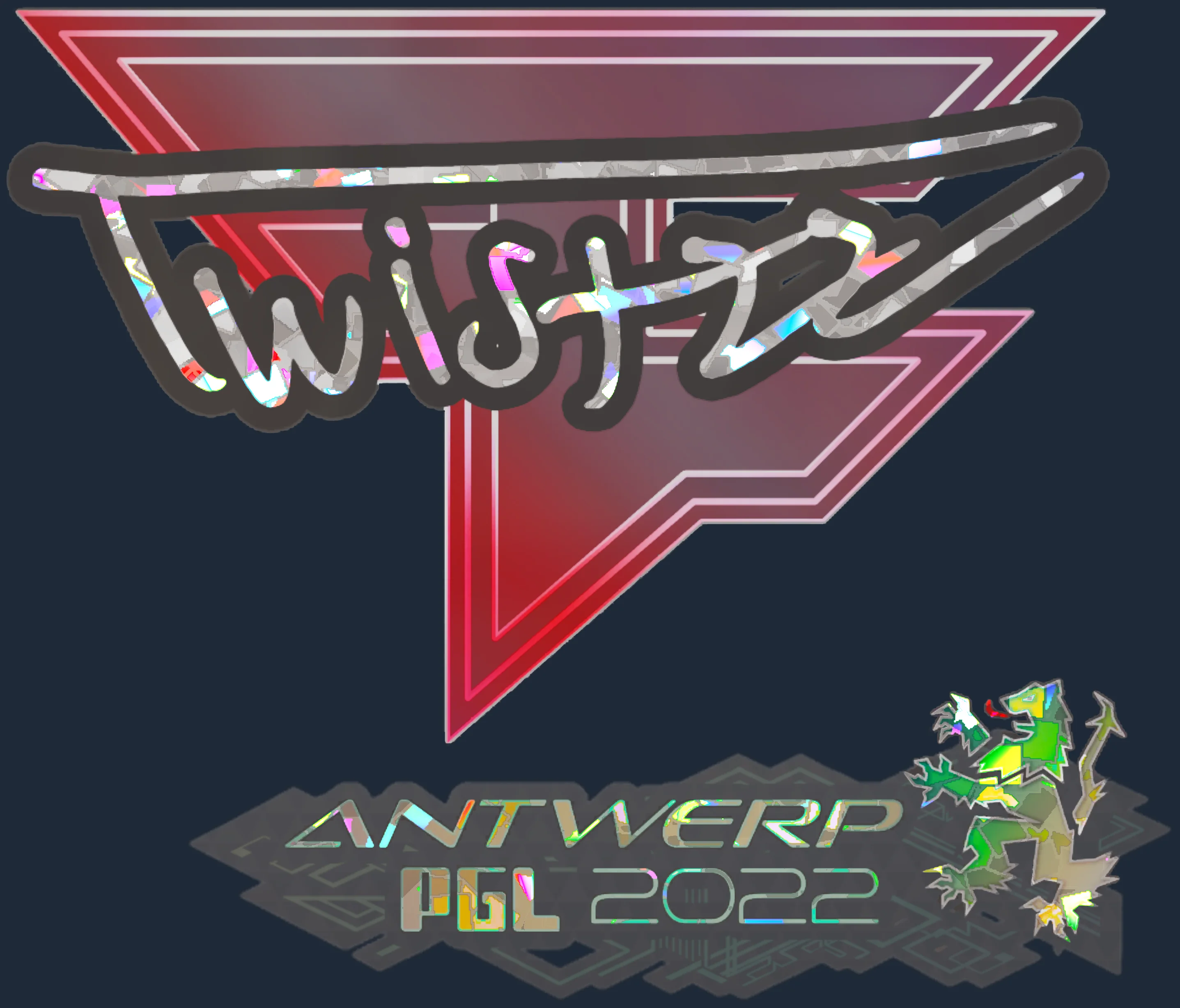 Sticker | Twistzz (Glitter) | Antwerp 2022 Image