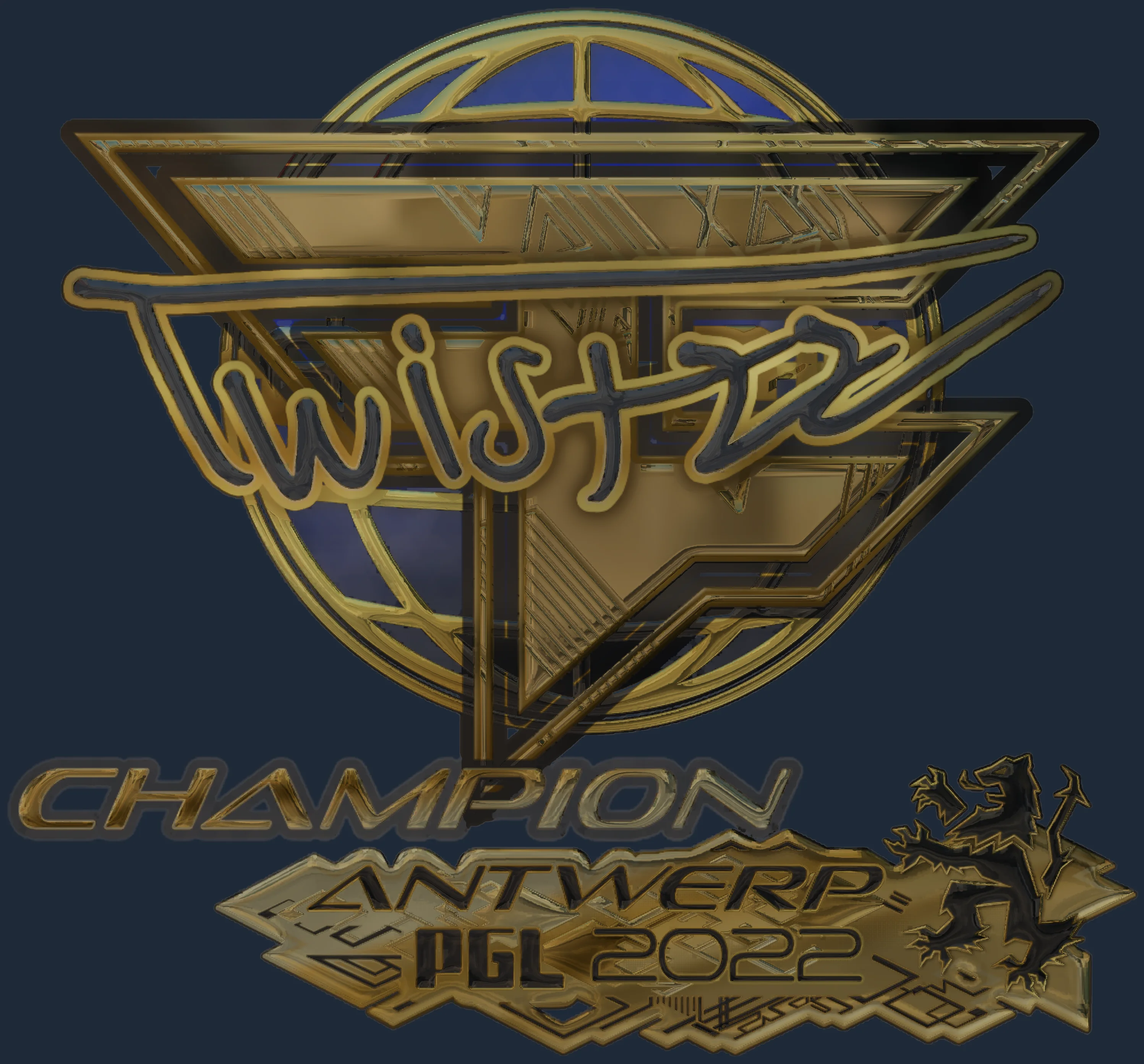 Sticker | Twistzz (Gold, Champion) | Antwerp 2022 Image