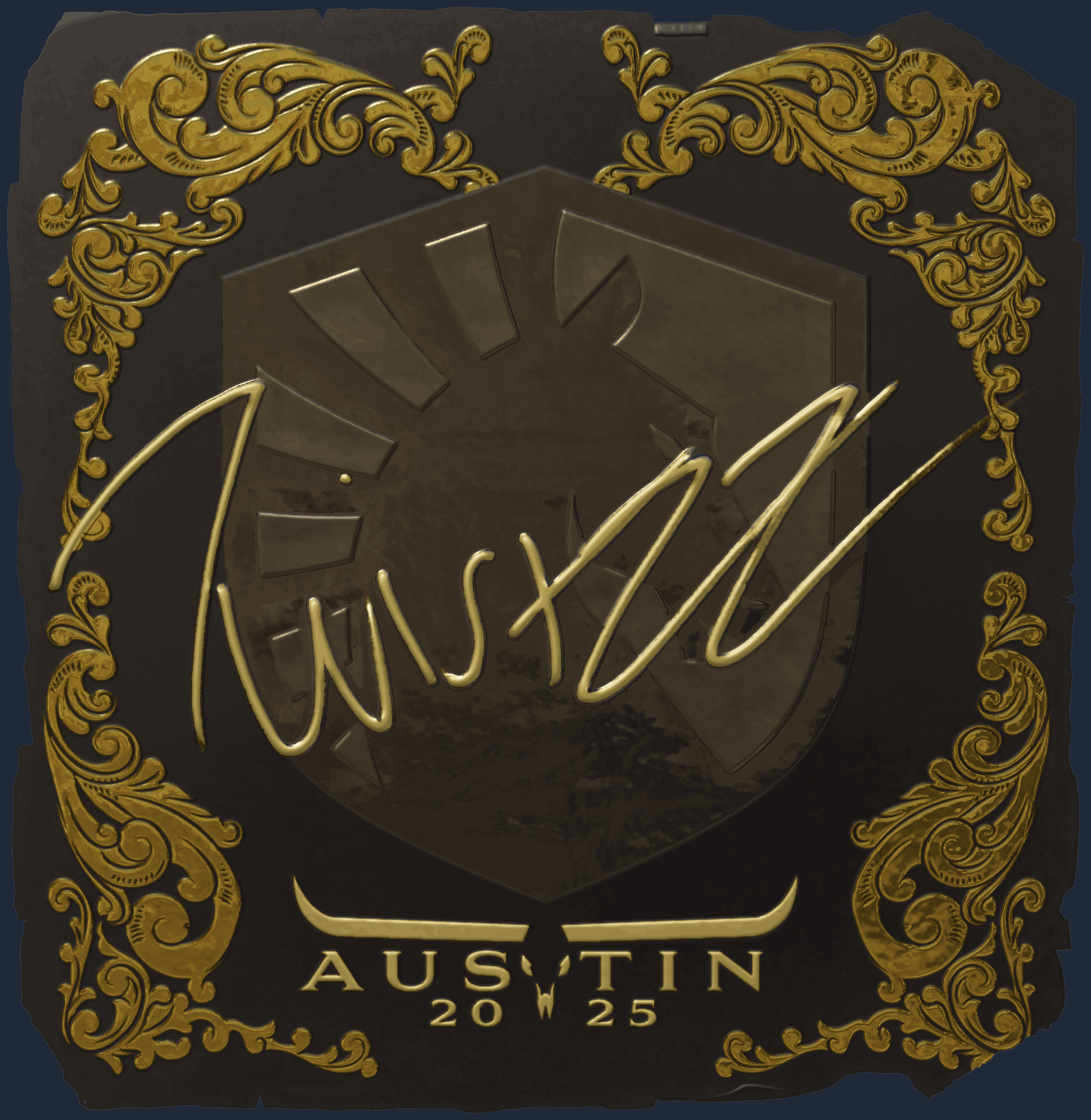 Sticker | Twistzz (Gold) | Austin 2025 Image