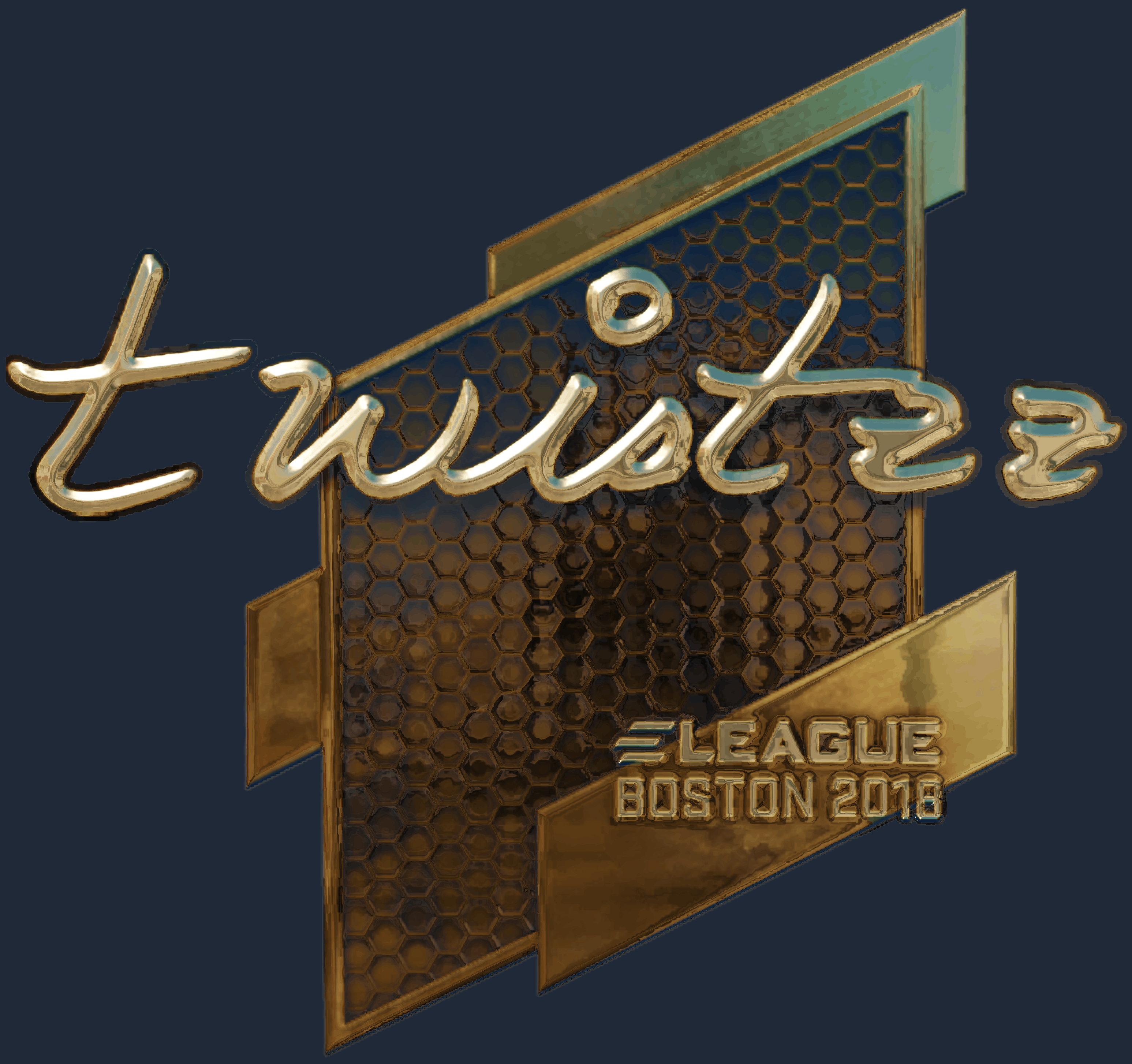 Sticker | Twistzz (Gold) | Boston 2018 Image