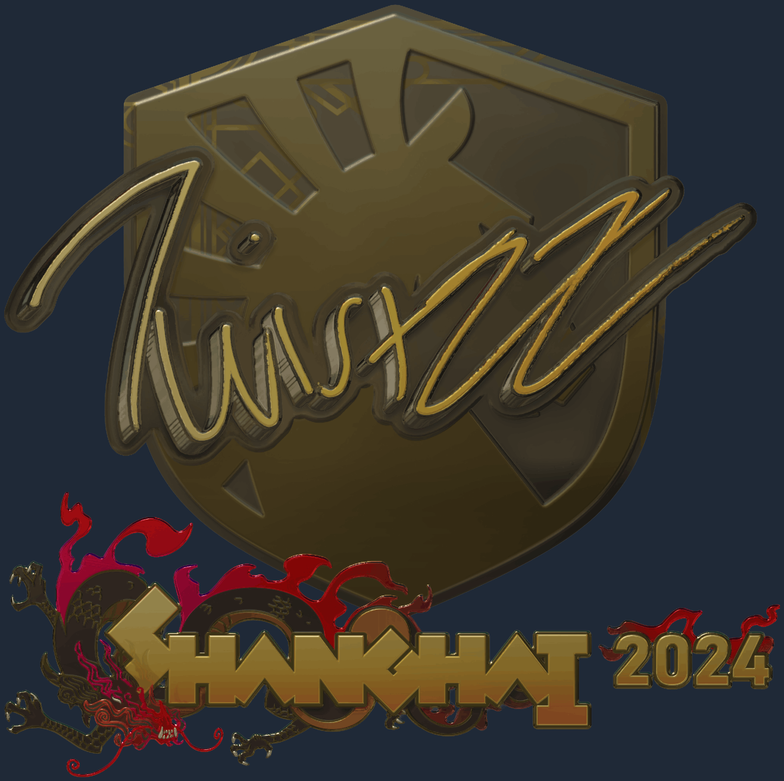 Sticker | Twistzz (Gold) | Shanghai 2024 Image