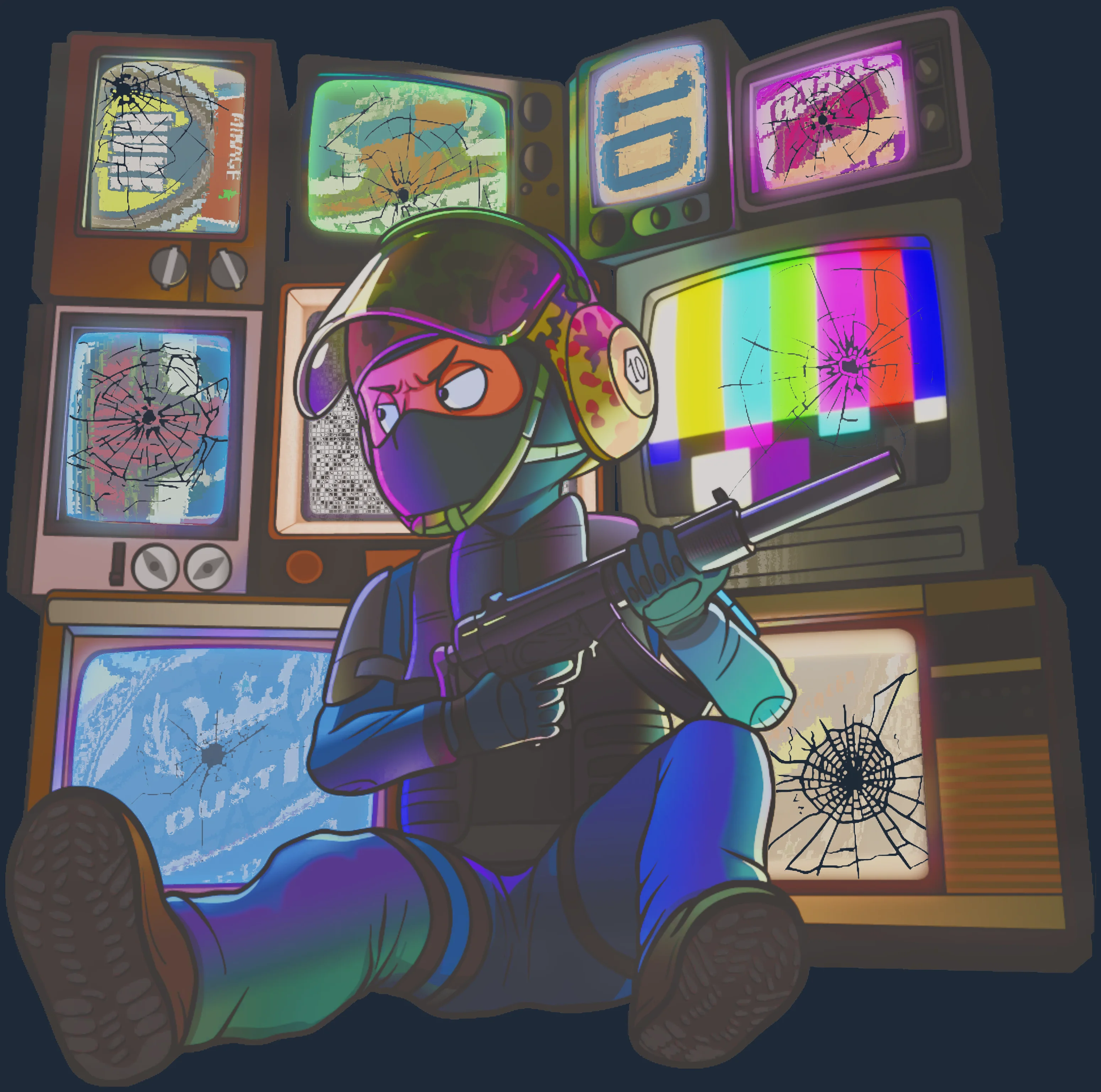 Sticker | TV Installation (Lenticular) Image