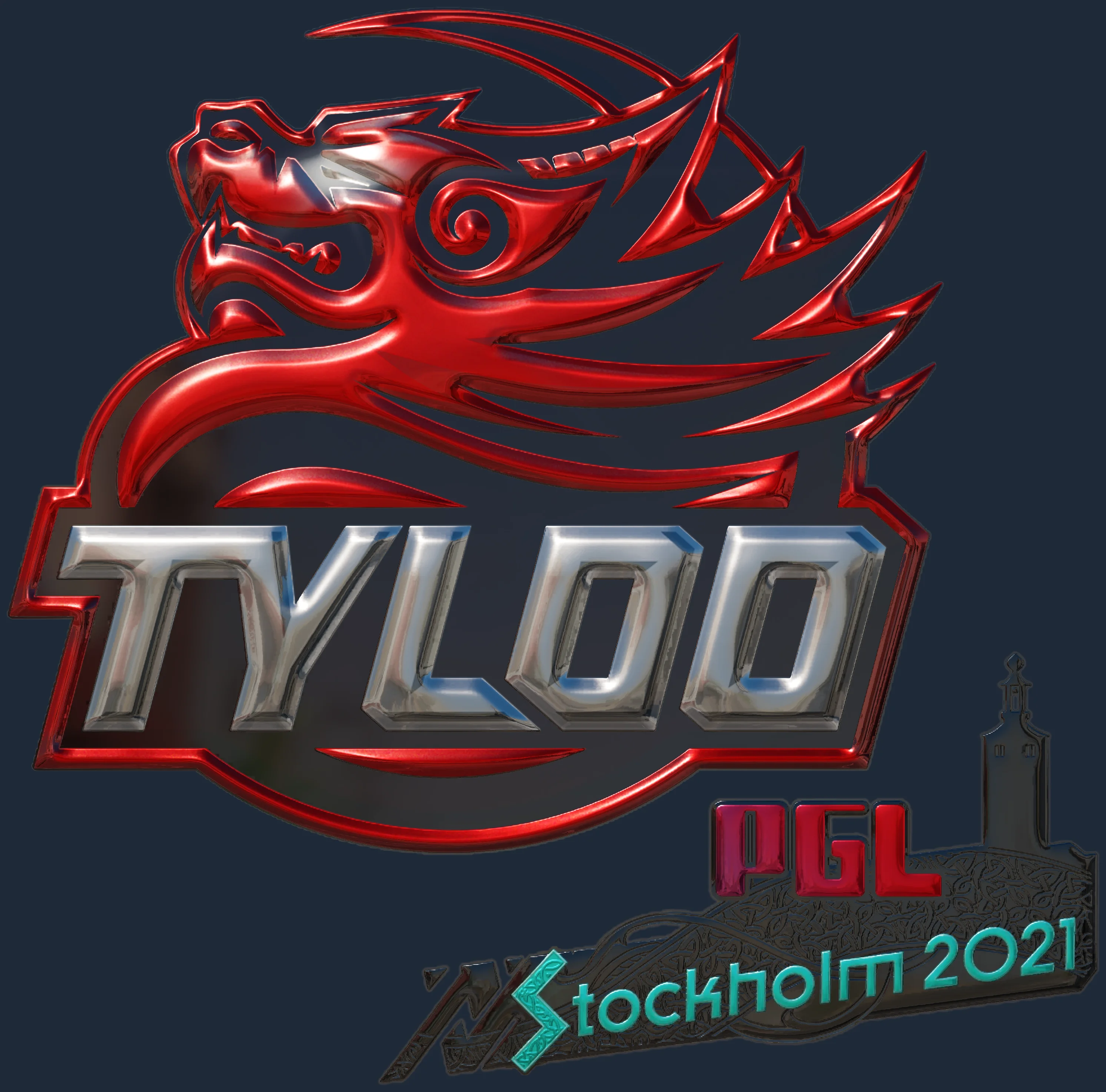 Sticker | Tyloo (Foil) | Stockholm 2021 Image