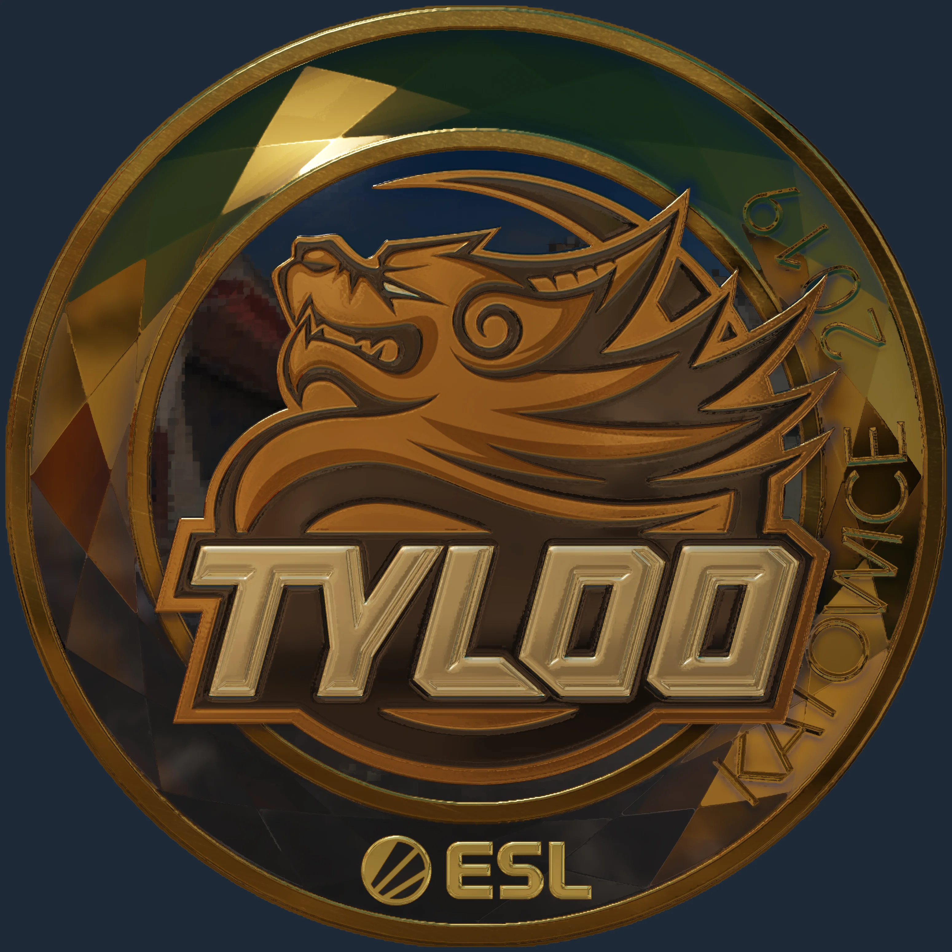 Sticker | Tyloo (Gold) | Katowice 2019 Image