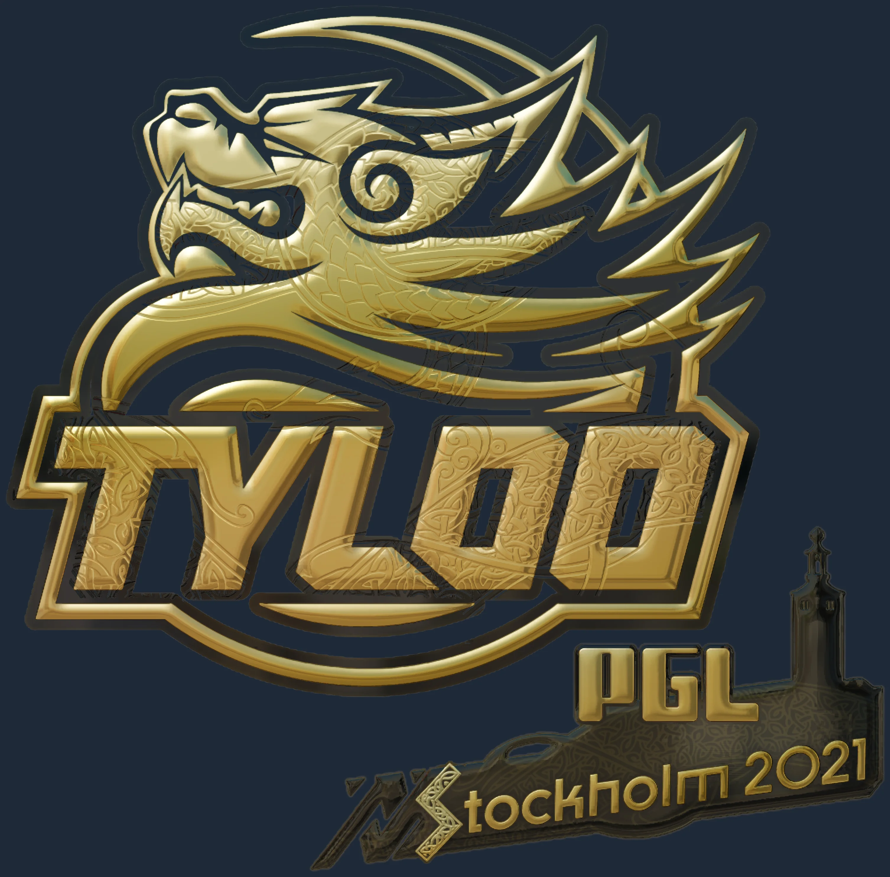 Sticker | Tyloo (Gold) | Stockholm 2021 Image