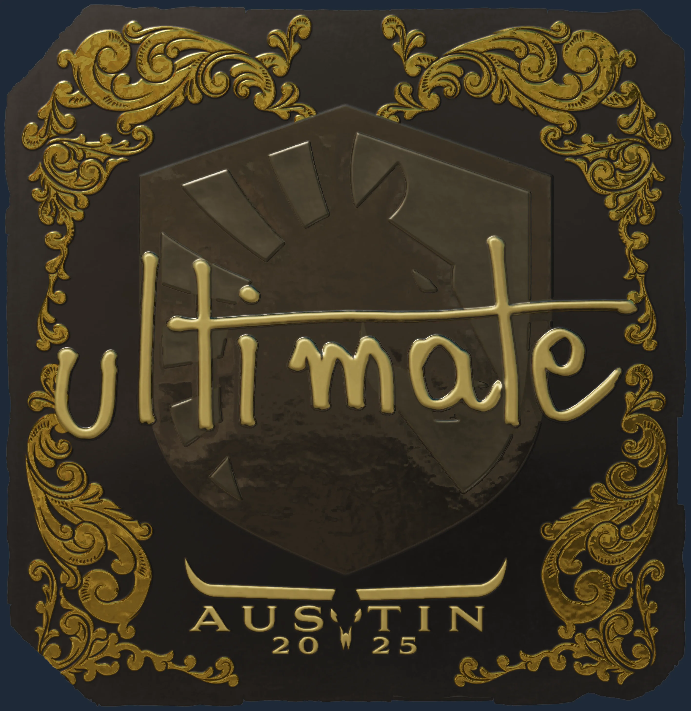 Sticker | ultimate (Gold) | Austin 2025 Image