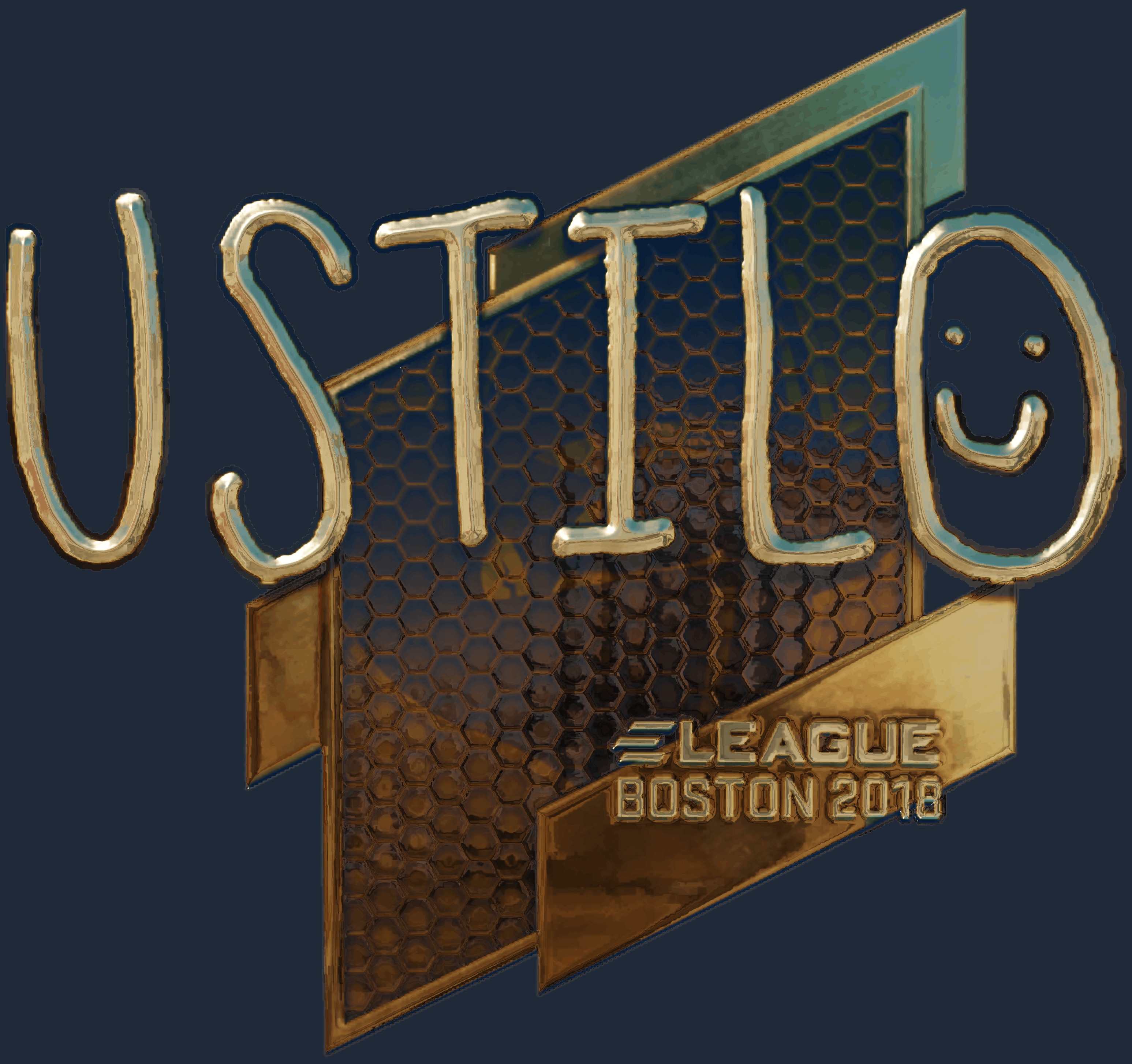 Sticker | USTILO (Gold) | Boston 2018 Image