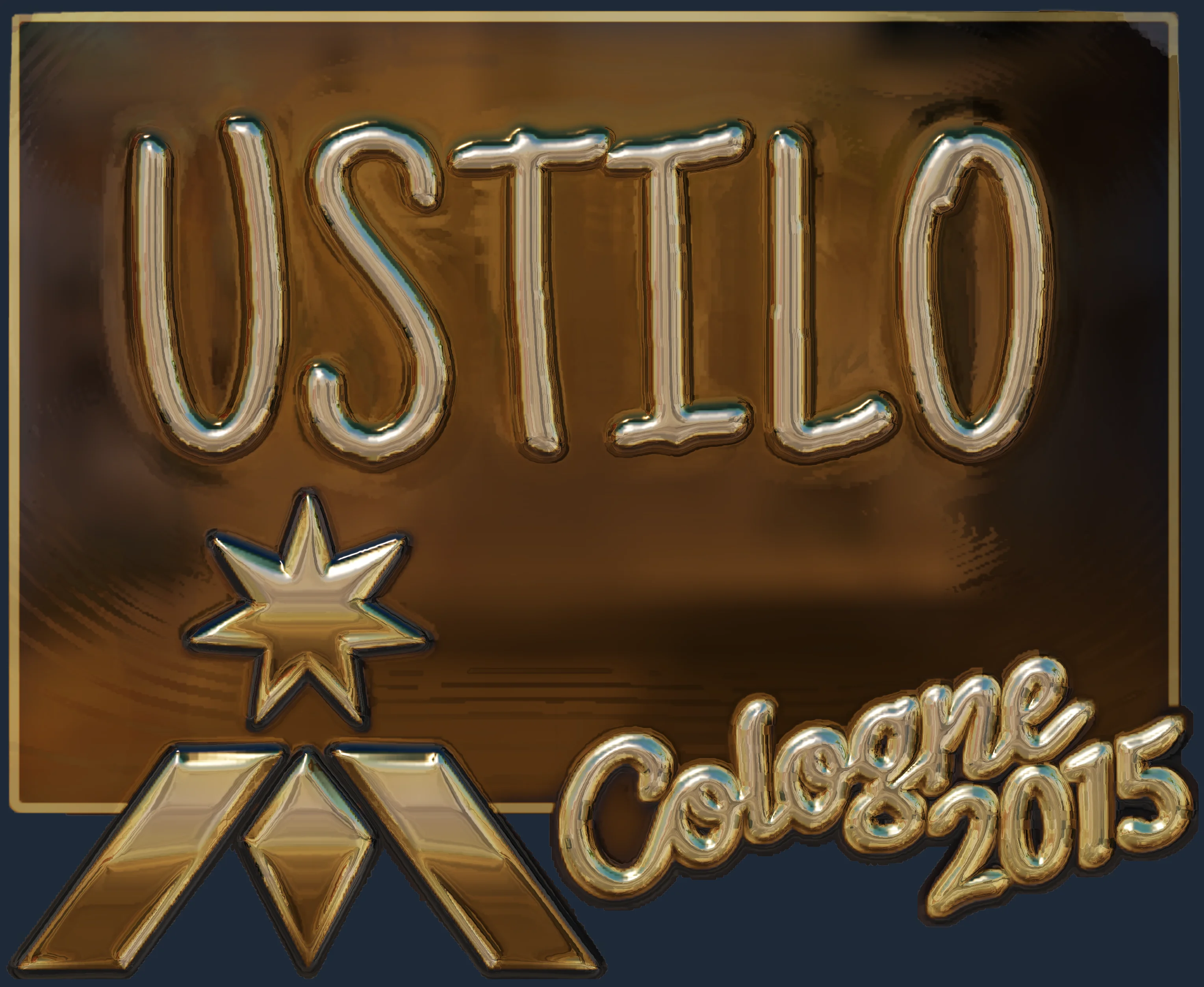 Sticker | USTILO (Gold) | Cologne 2015 Image
