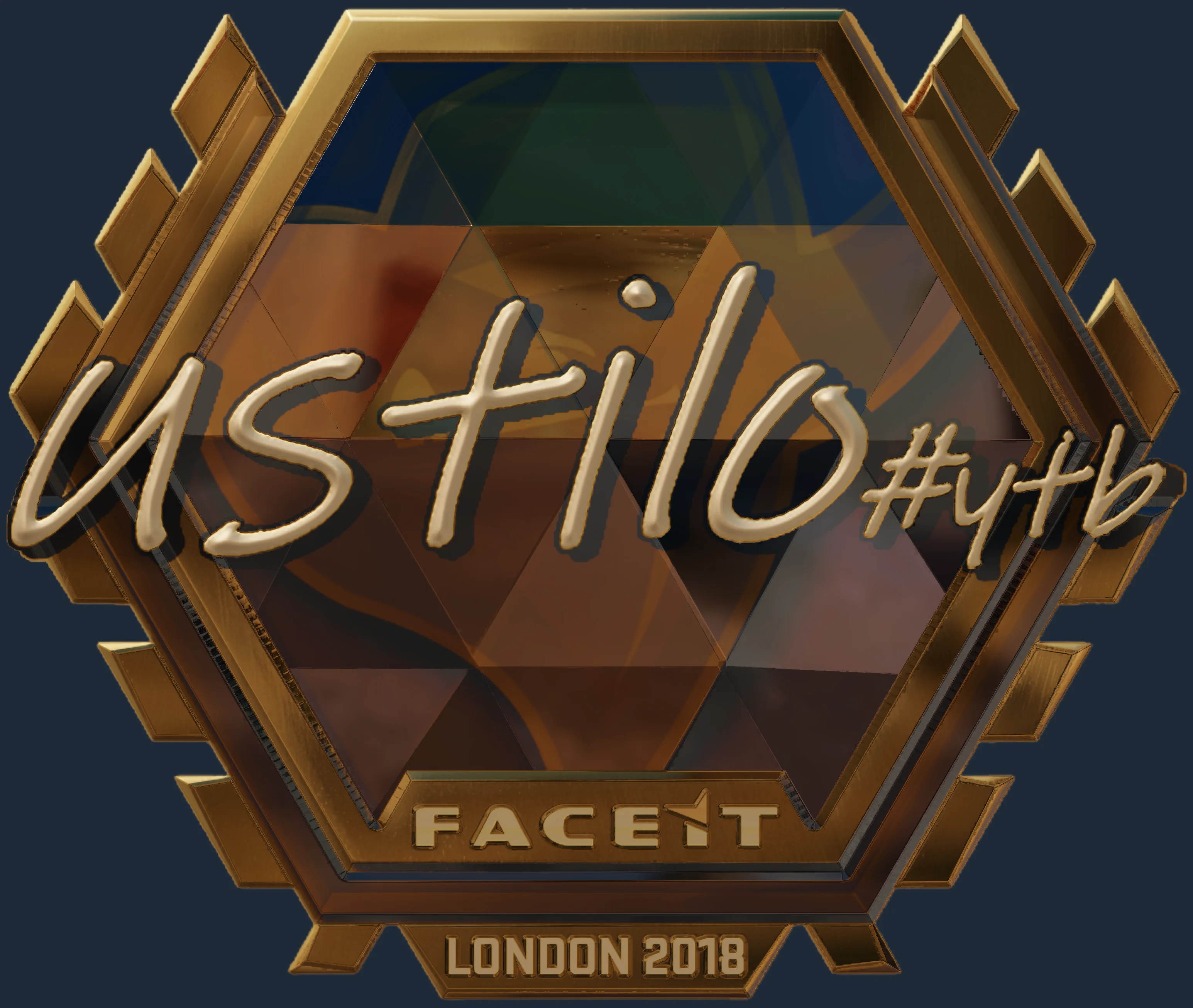 Sticker | USTILO (Gold) | London 2018 Image