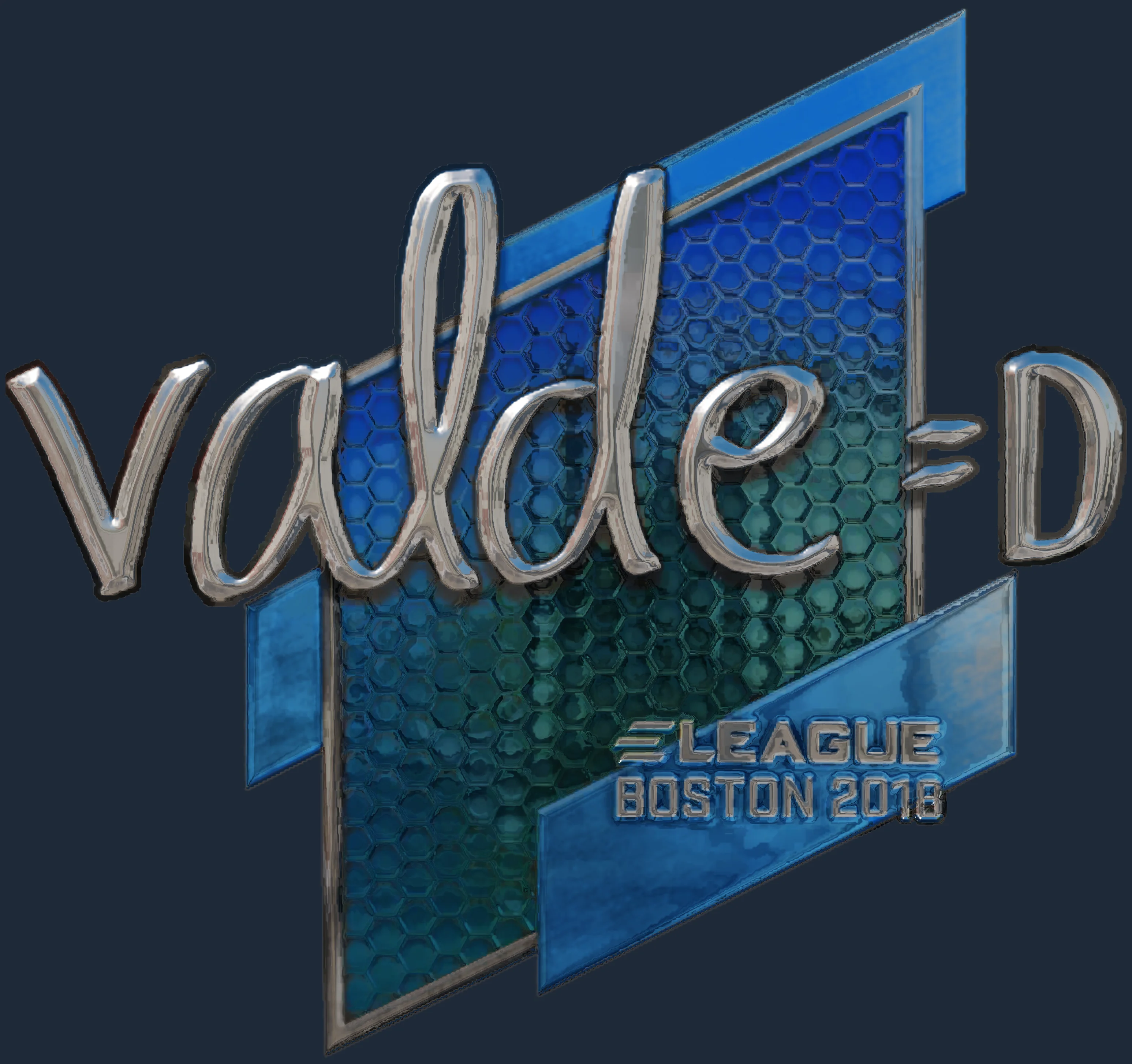 Sticker | v4lde (Foil) | Boston 2018 Image