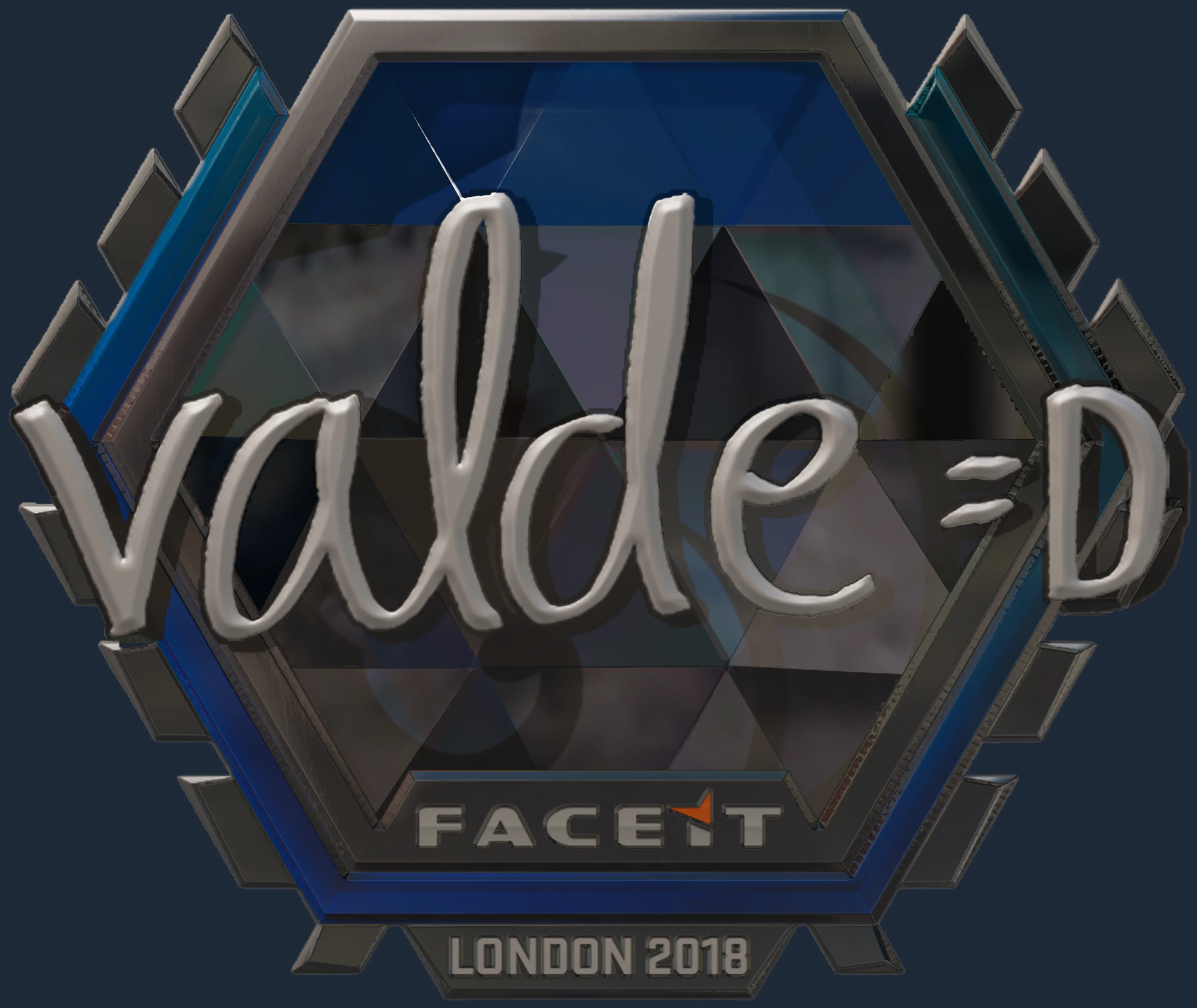 Sticker | v4lde (Foil) | London 2018 Image