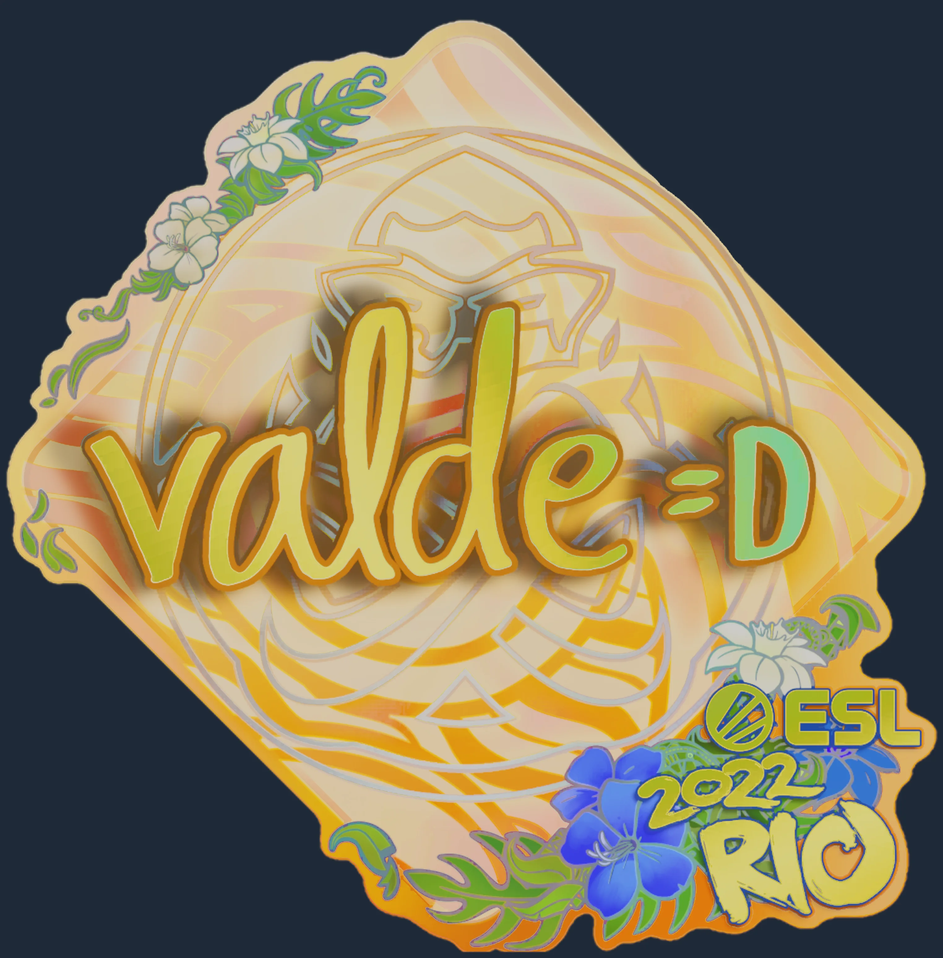 Sticker | v4lde (Holo) | Rio 2022 Image