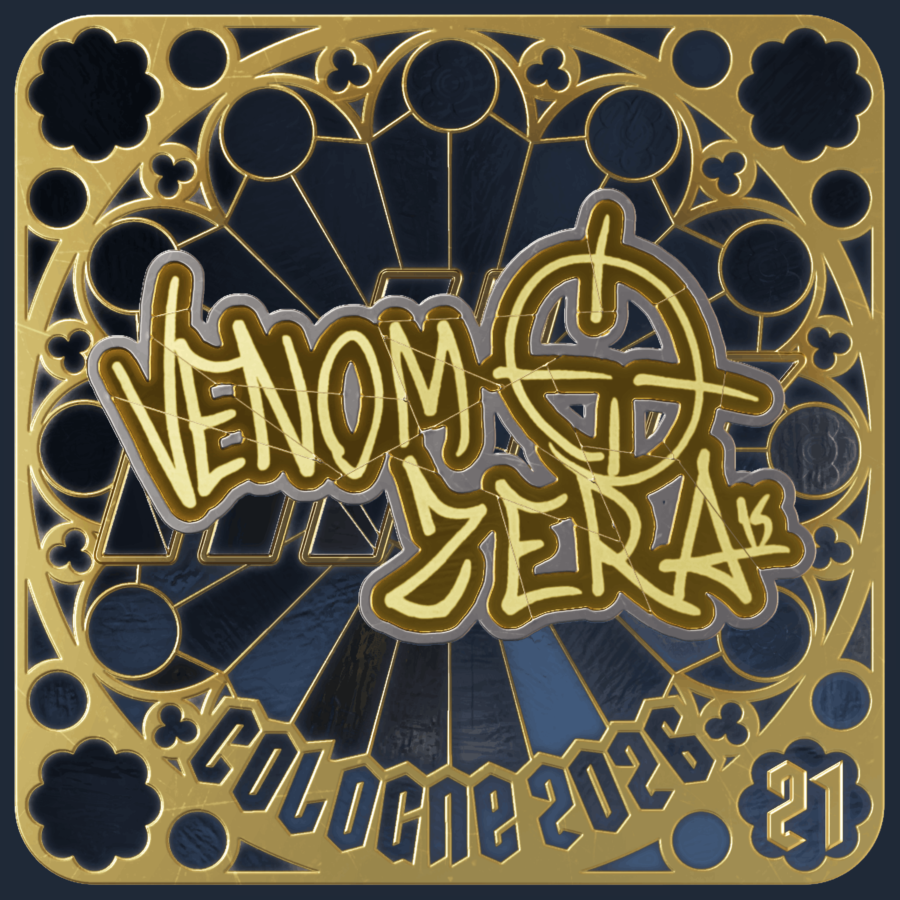 Sticker | venomzera (Gold, Ranked) | Cologne 2026 Image