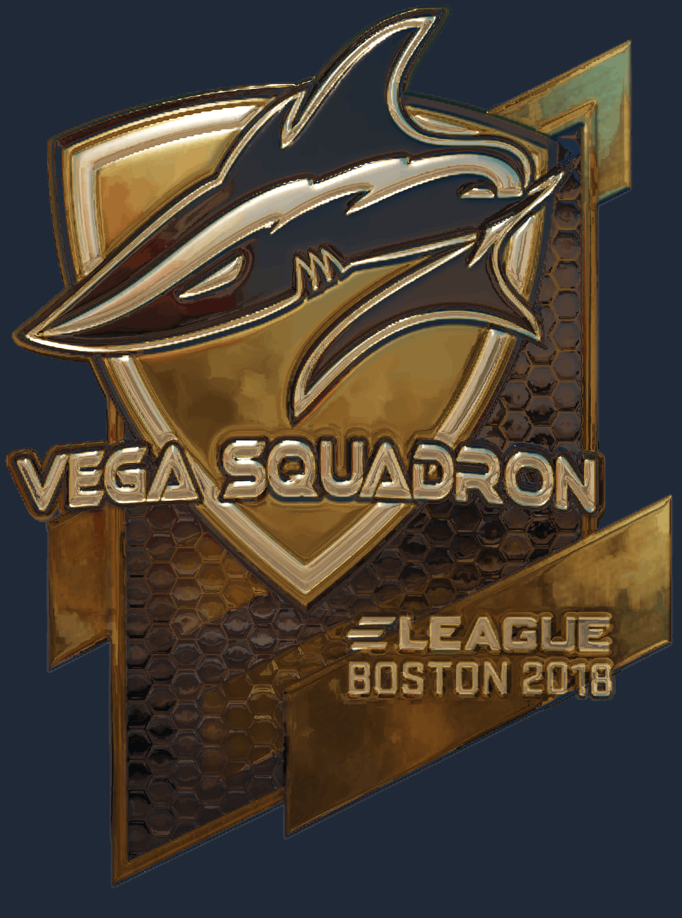 Sticker | Vega Squadron (Gold) | Boston 2018 Image
