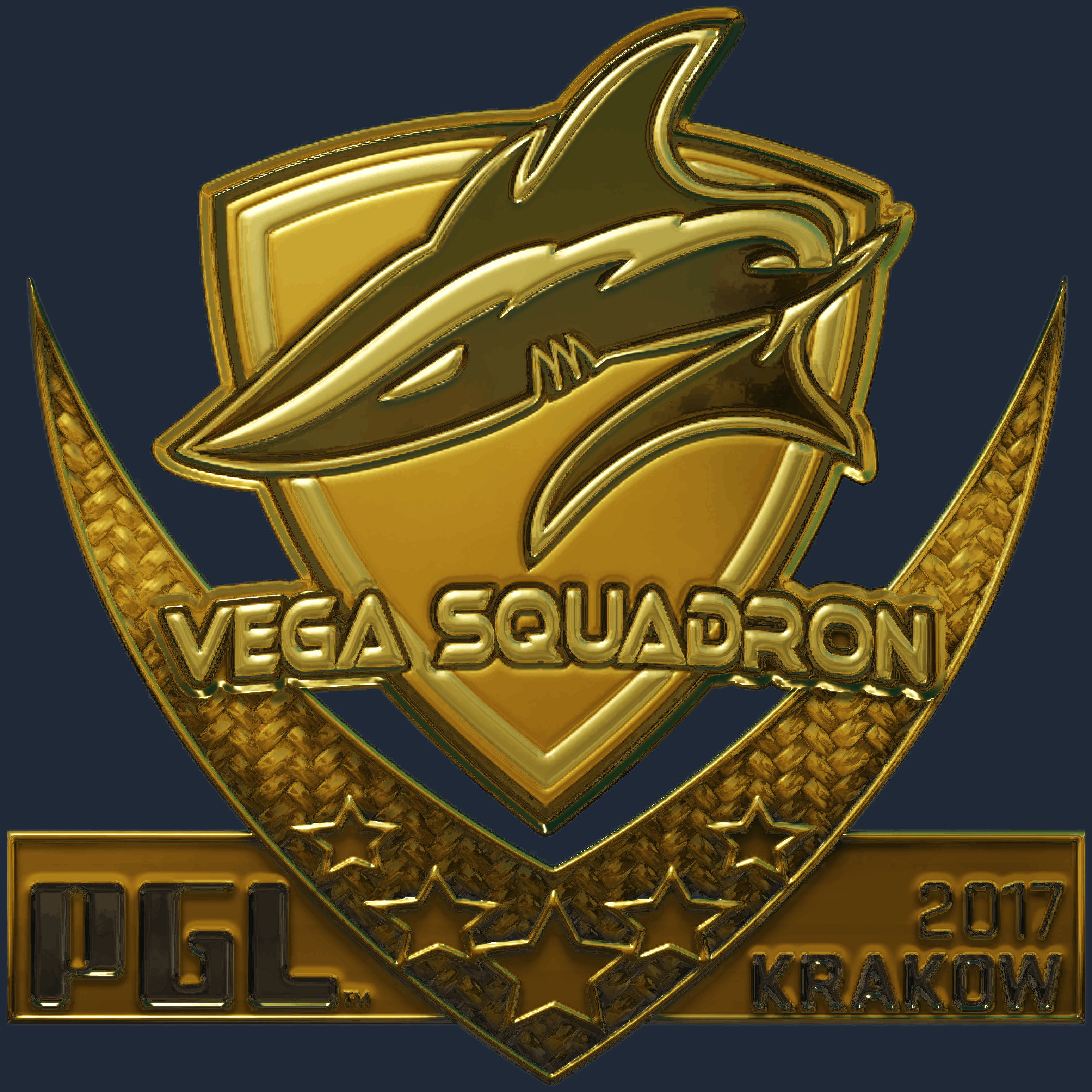 Sticker | Vega Squadron (Gold) | Krakow 2017 Image
