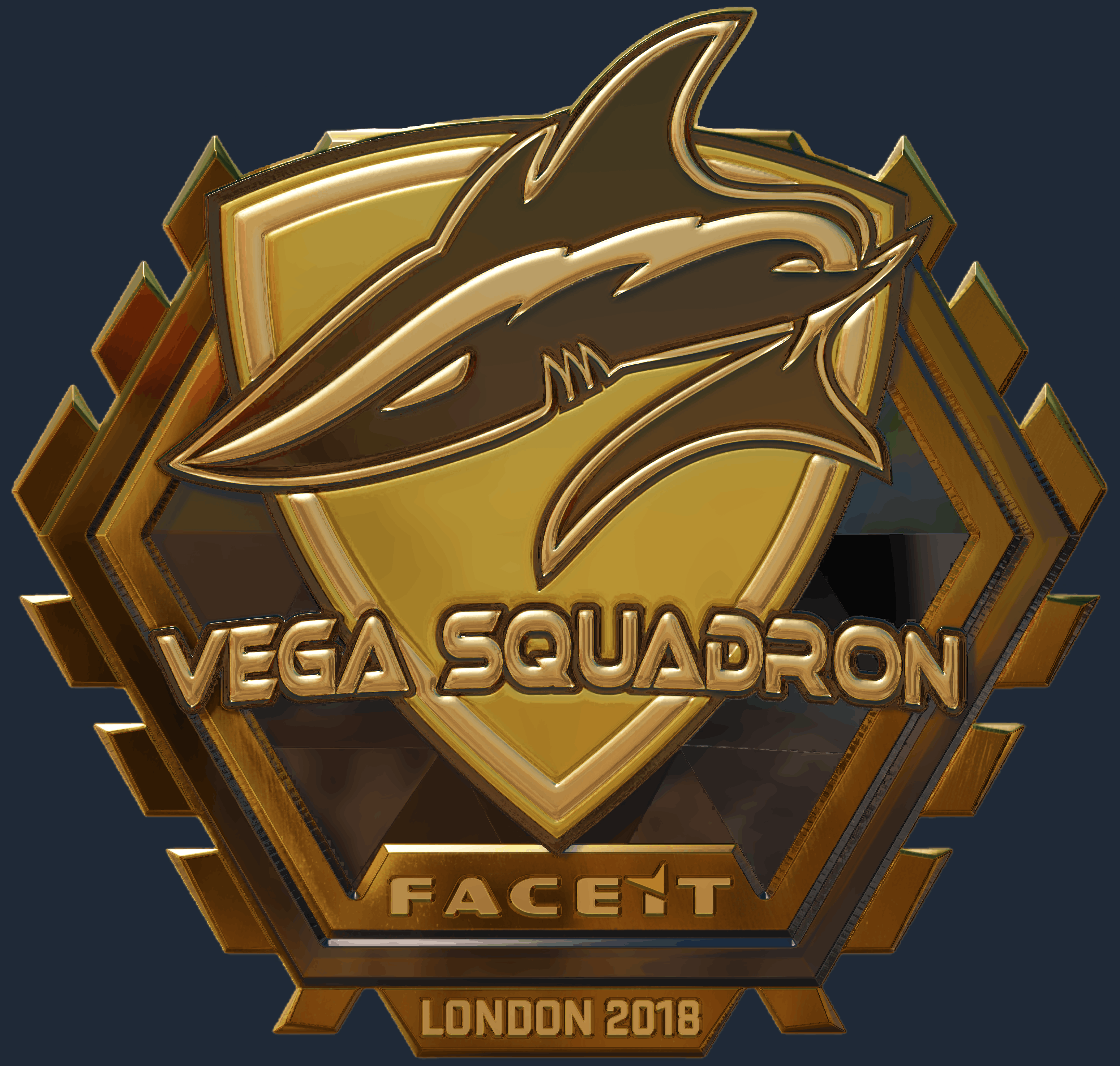 Sticker | Vega Squadron (Gold) | London 2018 Image