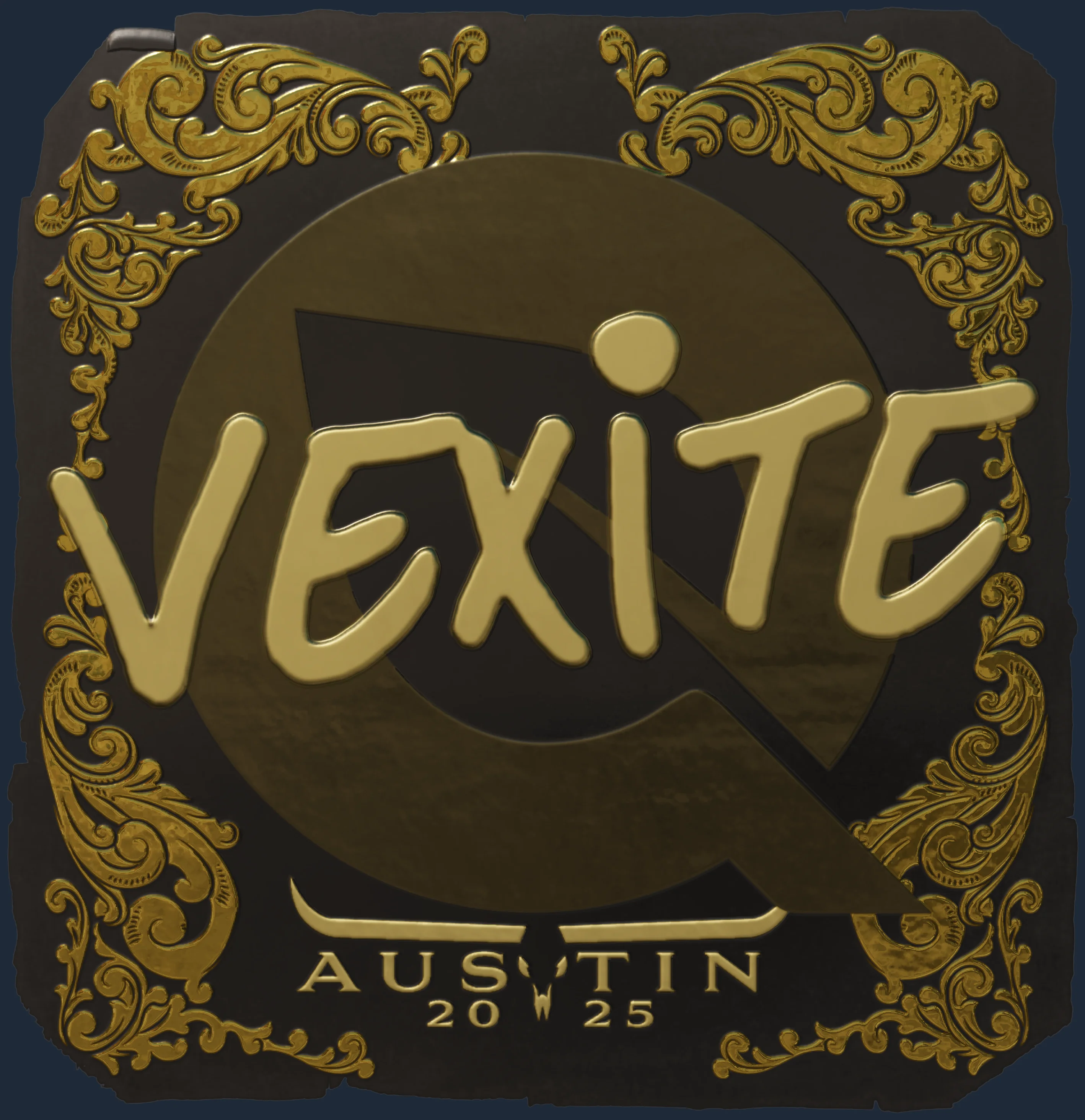 Sticker | vexite (Gold) | Austin 2025 Image