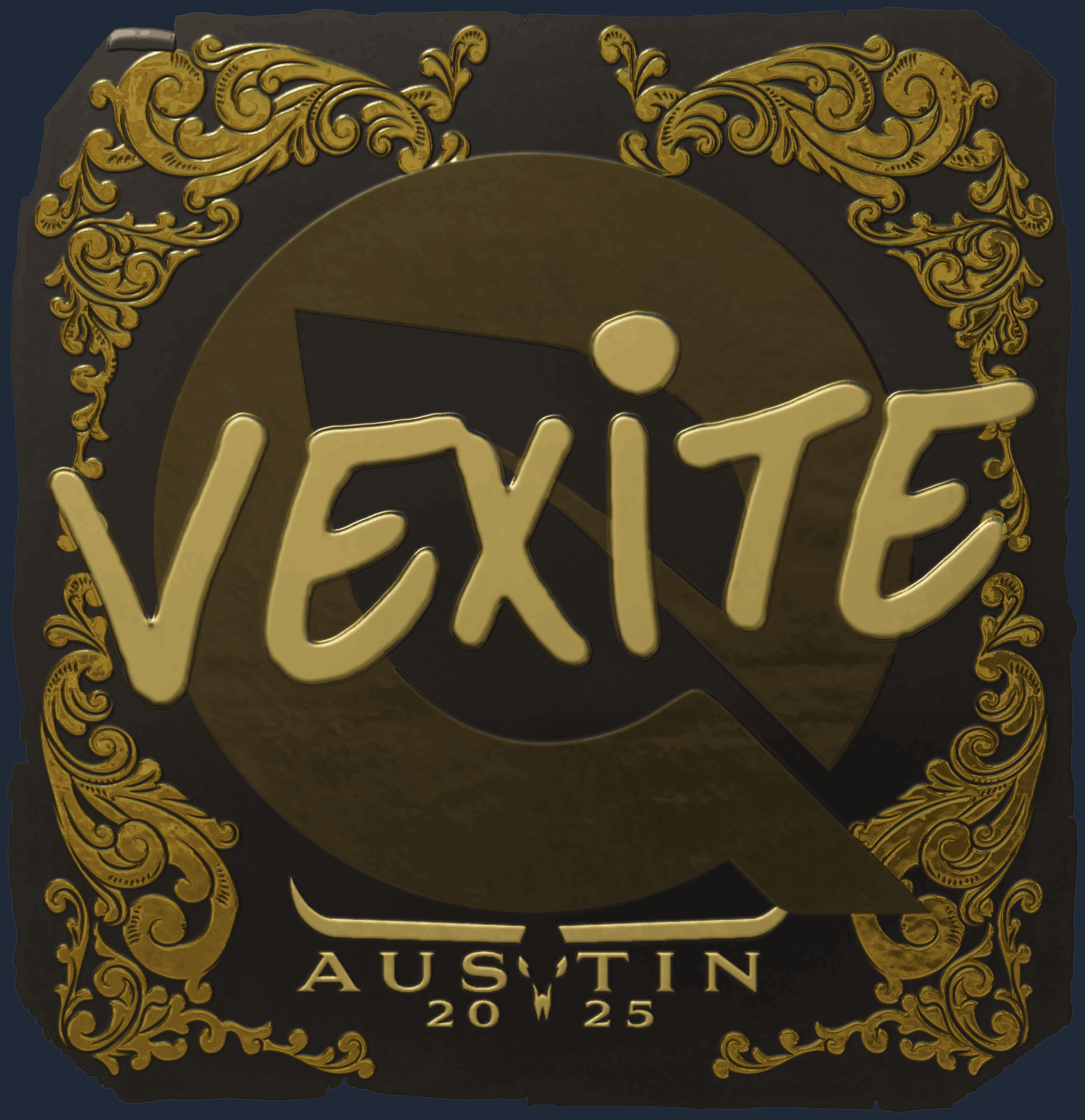 Sticker | vexite (Gold) | Austin 2025 Image