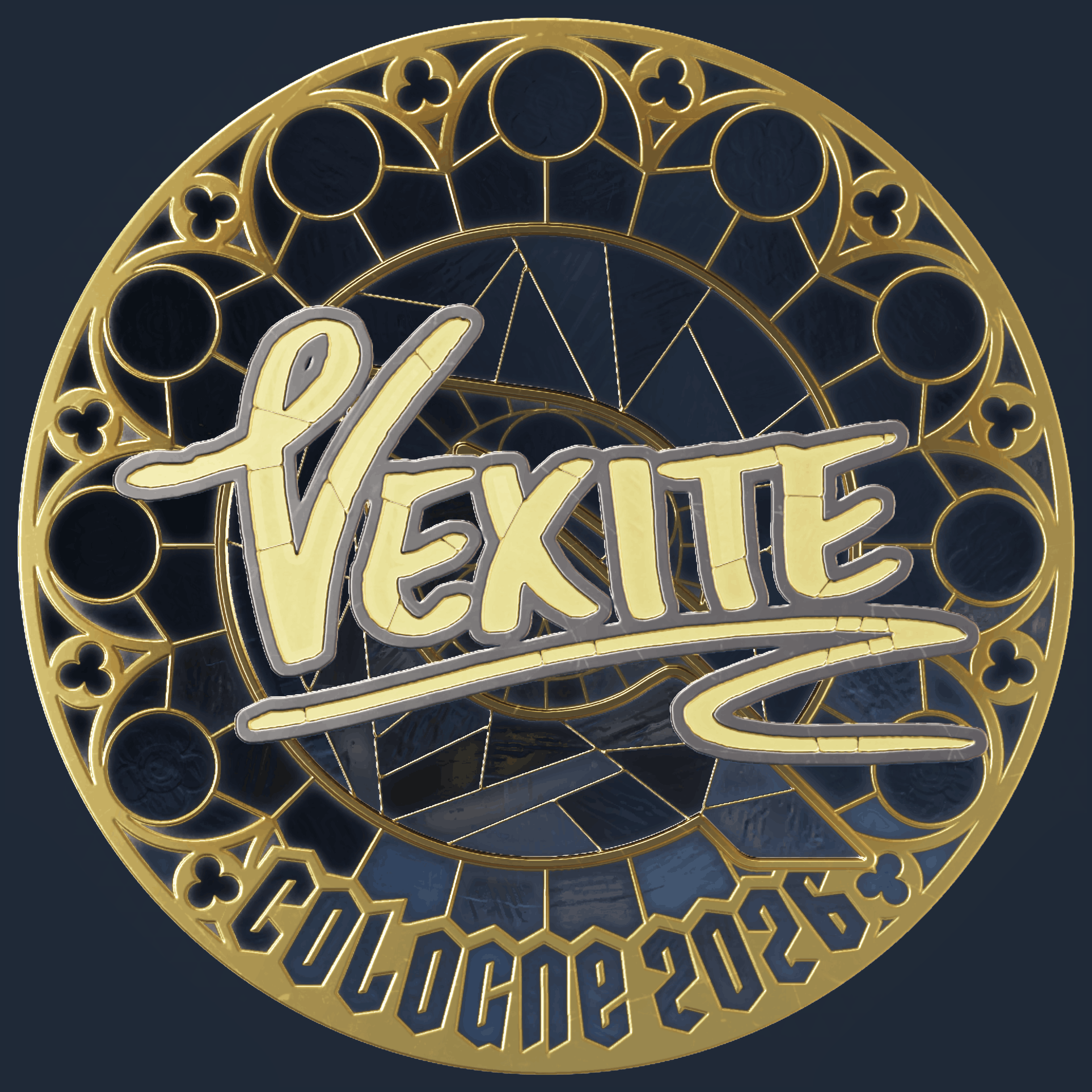 Sticker | vexite (Gold) | Cologne 2026 Image