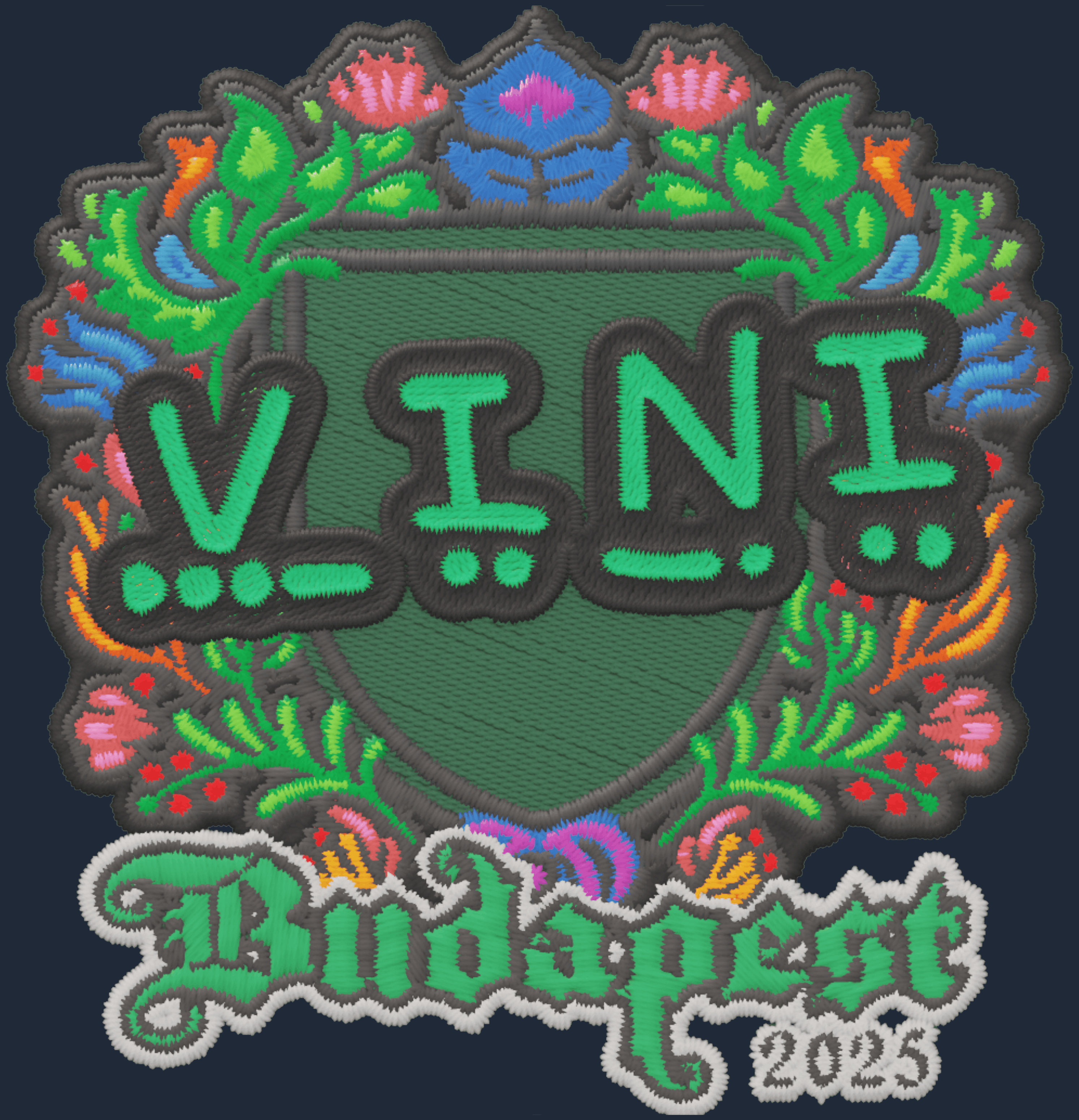 Sticker | VINI (Embroidered) | Budapest 2025 Image