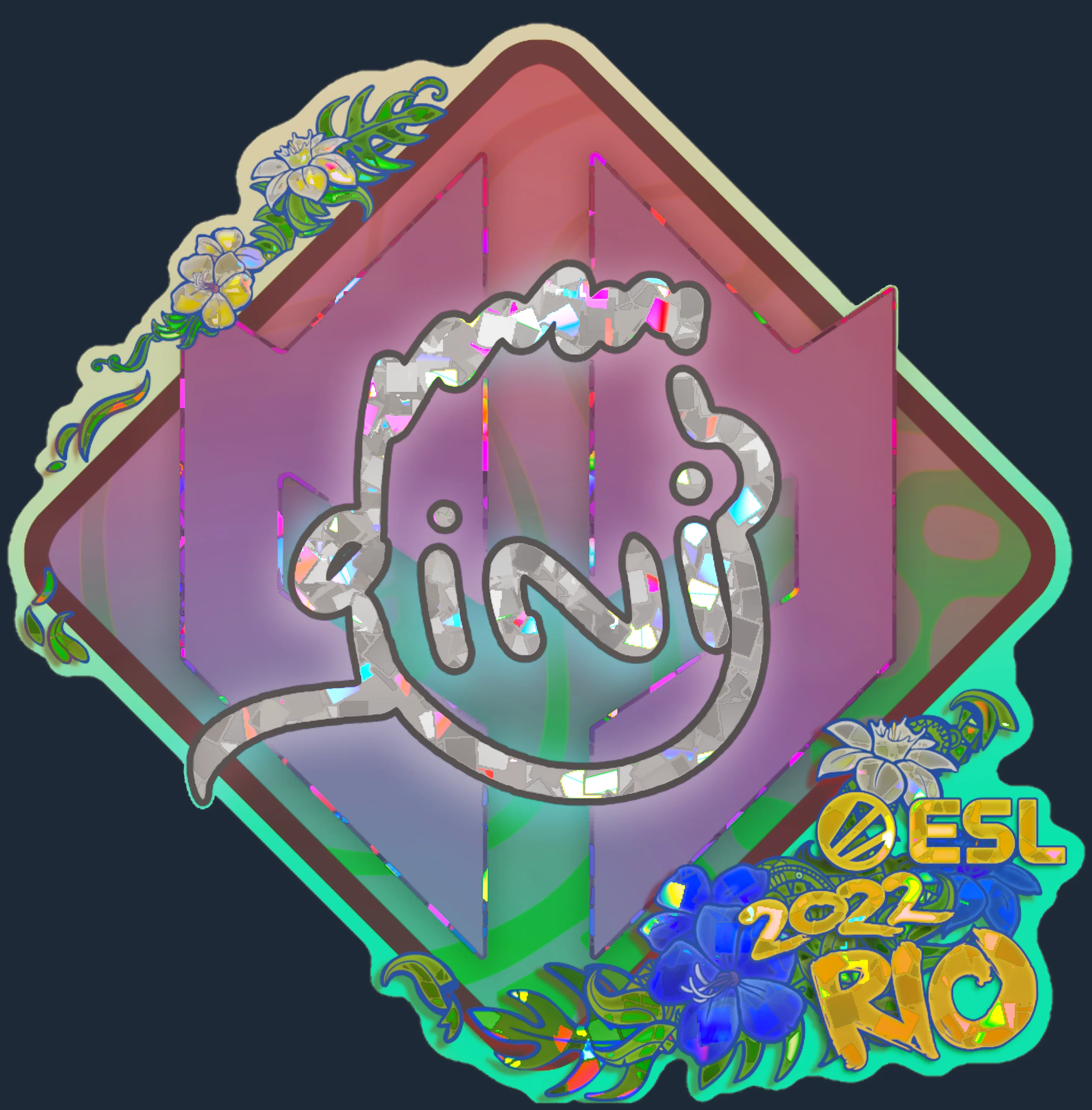 Sticker | VINI (Glitter) | Rio 2022 Image