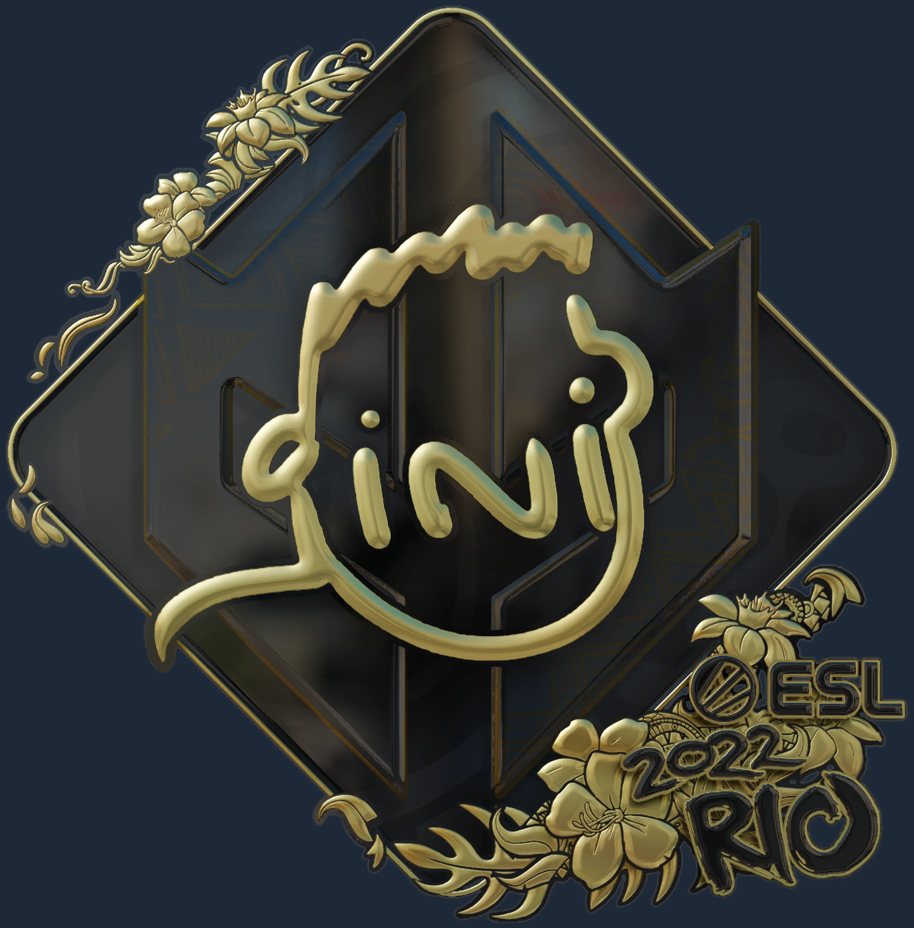 Sticker | VINI (Gold) | Rio 2022 Image